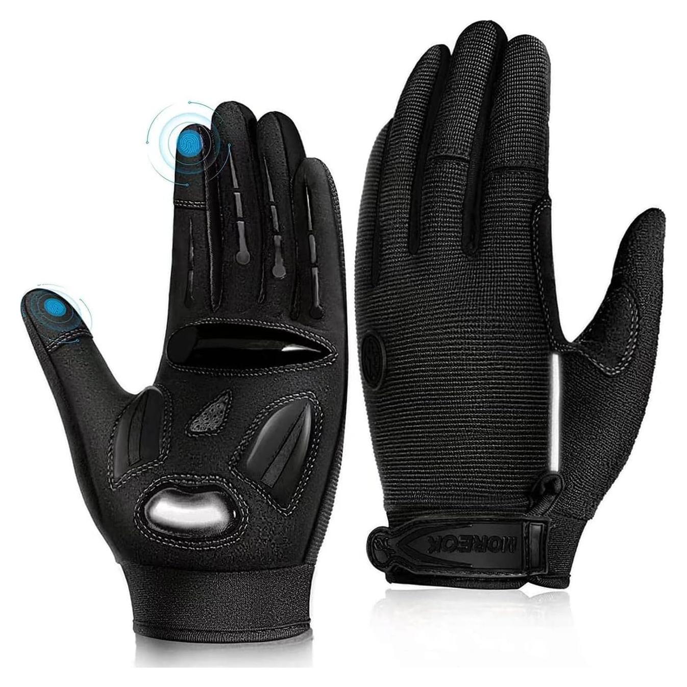 Guantes de Ciclismo BIKINGMOREOK con Gel y Táctil Unisex