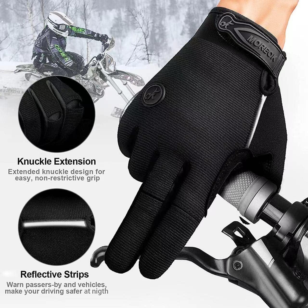 Guantes de Ciclismo BIKINGMOREOK con Gel y Táctil Unisex