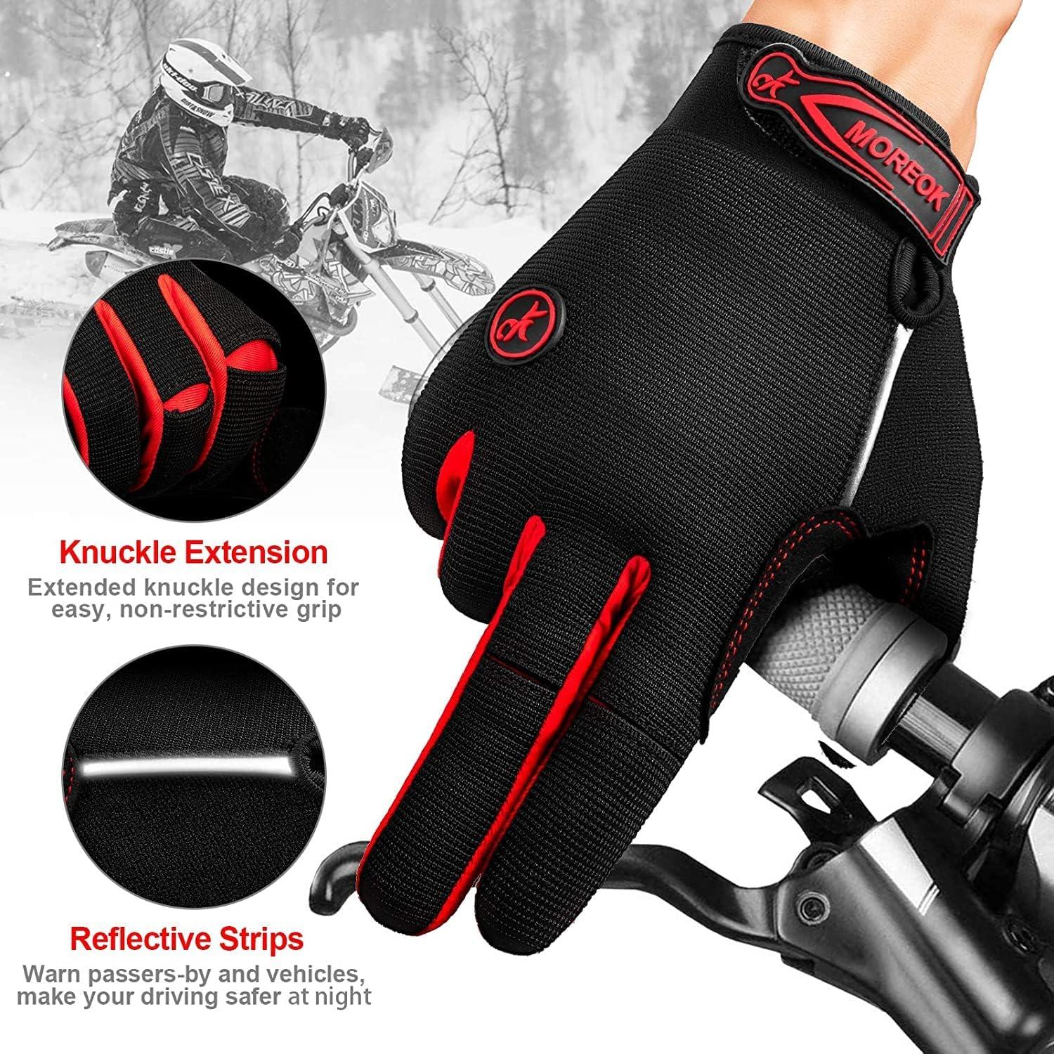 Guantes de Ciclismo BIKINGMOREOK con Gel y Táctil Unisex