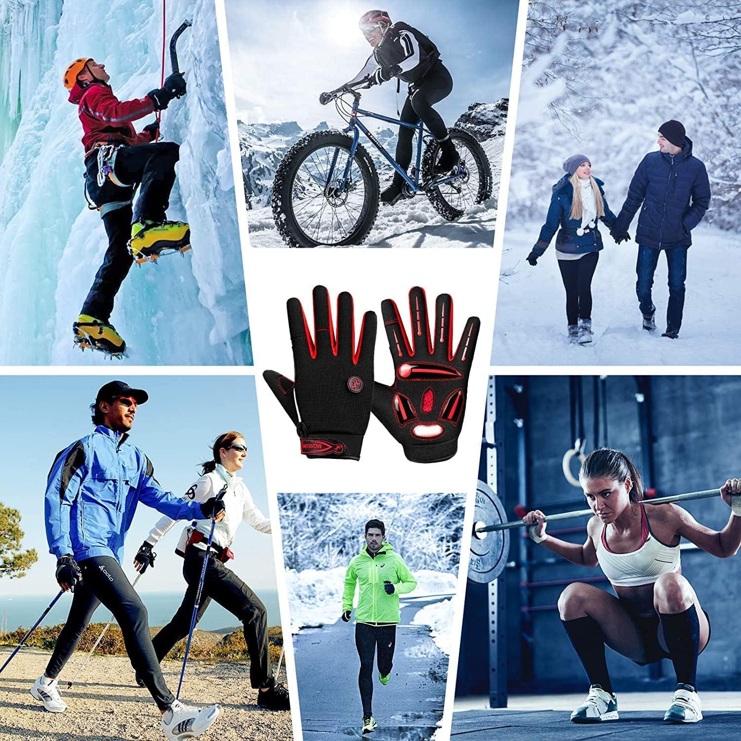 Guantes de Ciclismo BIKINGMOREOK con Gel y Táctil Unisex
