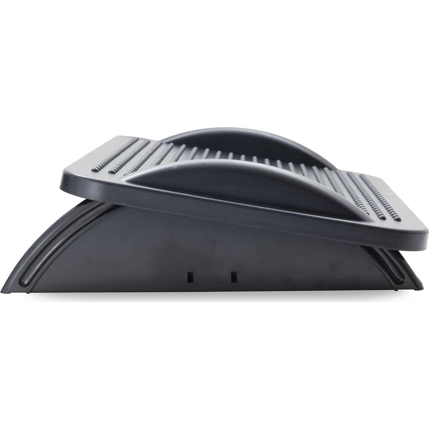 Reposapiés Ergonómico IO CREST Ajustable con Masaje Negro