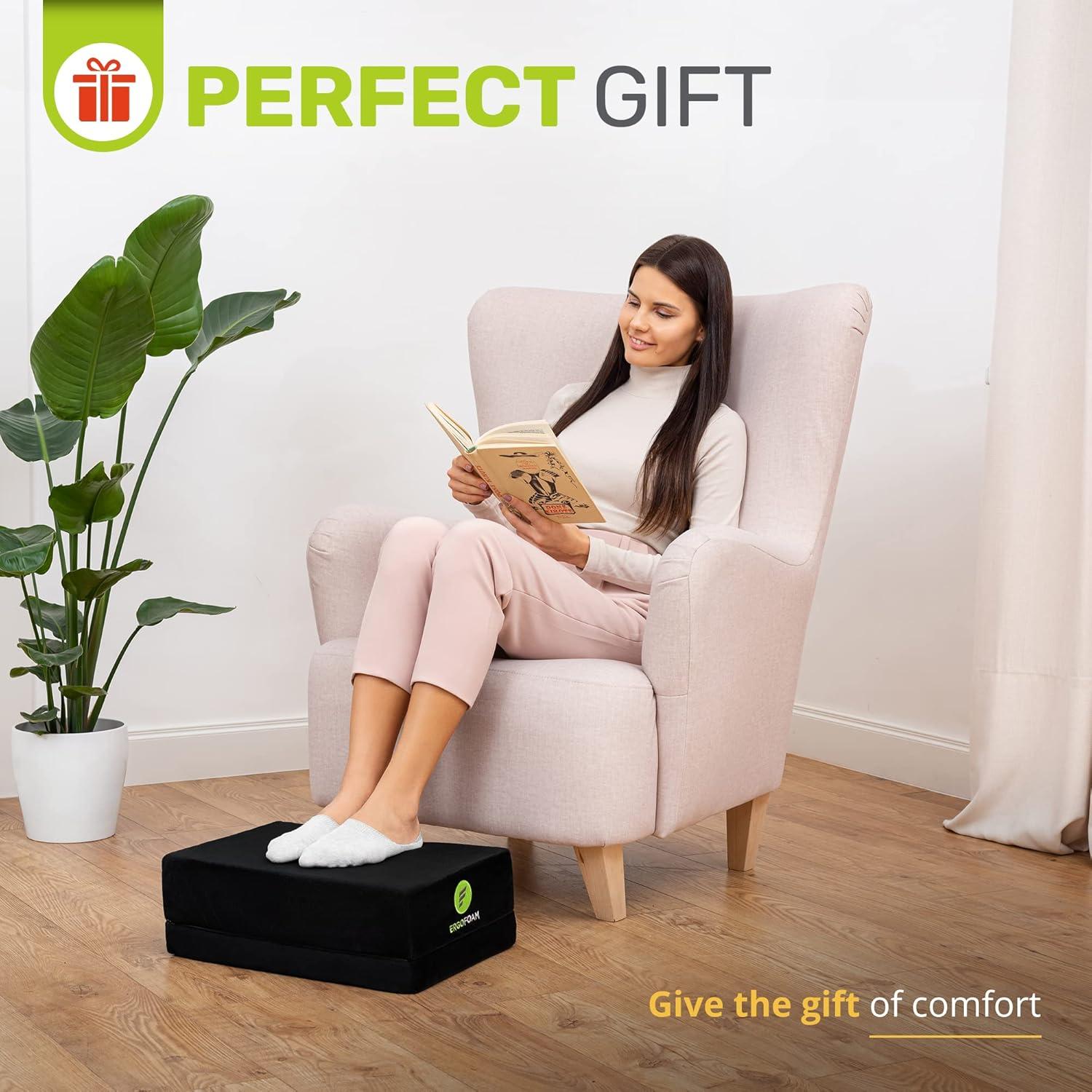 Reposapiés Ajustable ErgoFoam - Espuma Alta Densidad 43.9x29.2cm