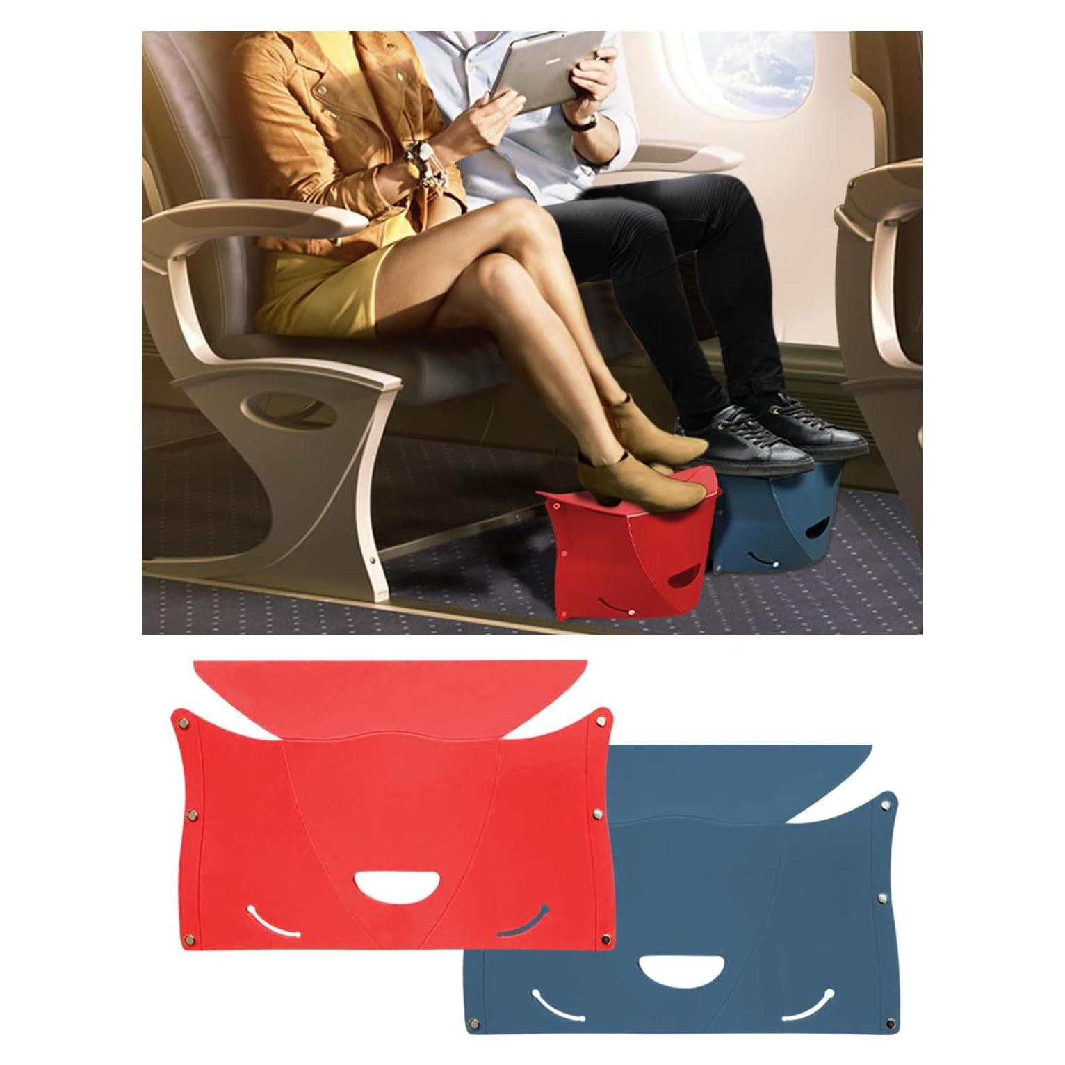 Descanso de pies de avión Fizzest, soporte portátil 2 piezas