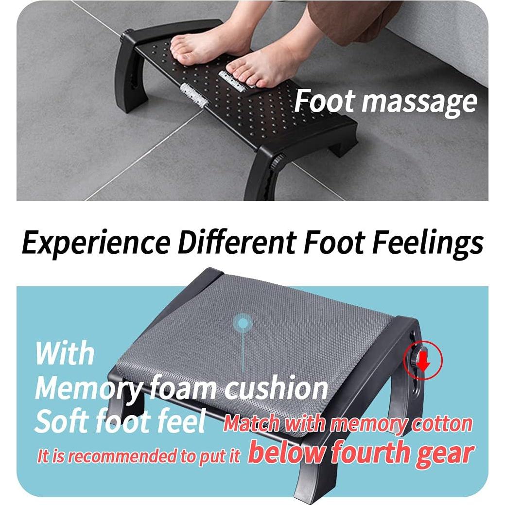 Reposapiés Ajustable MyPlace SL-02 6 Alturas Espuma Memoria