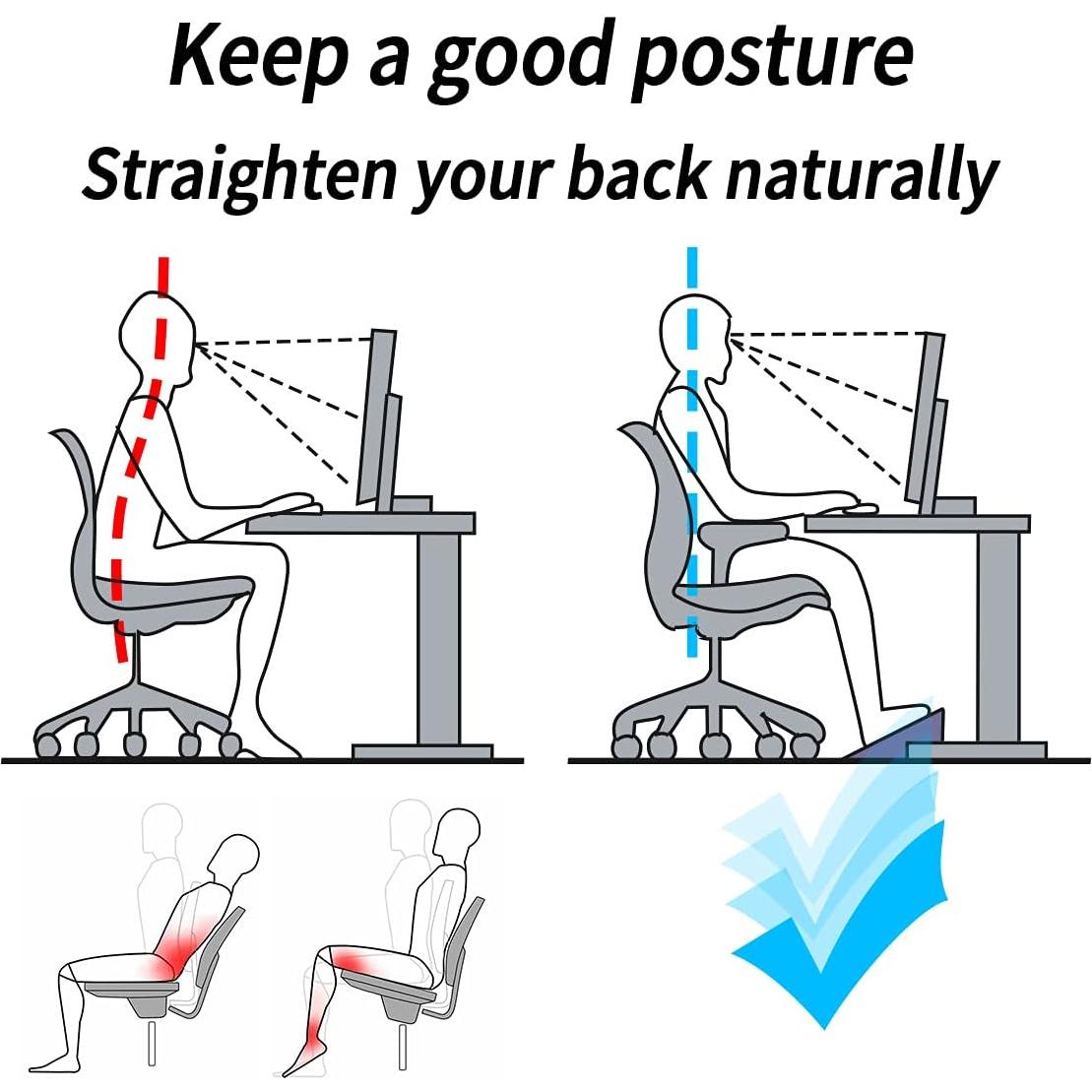 Reposapiés Ajustable MyPlace SL-02 6 Alturas Espuma Memoria