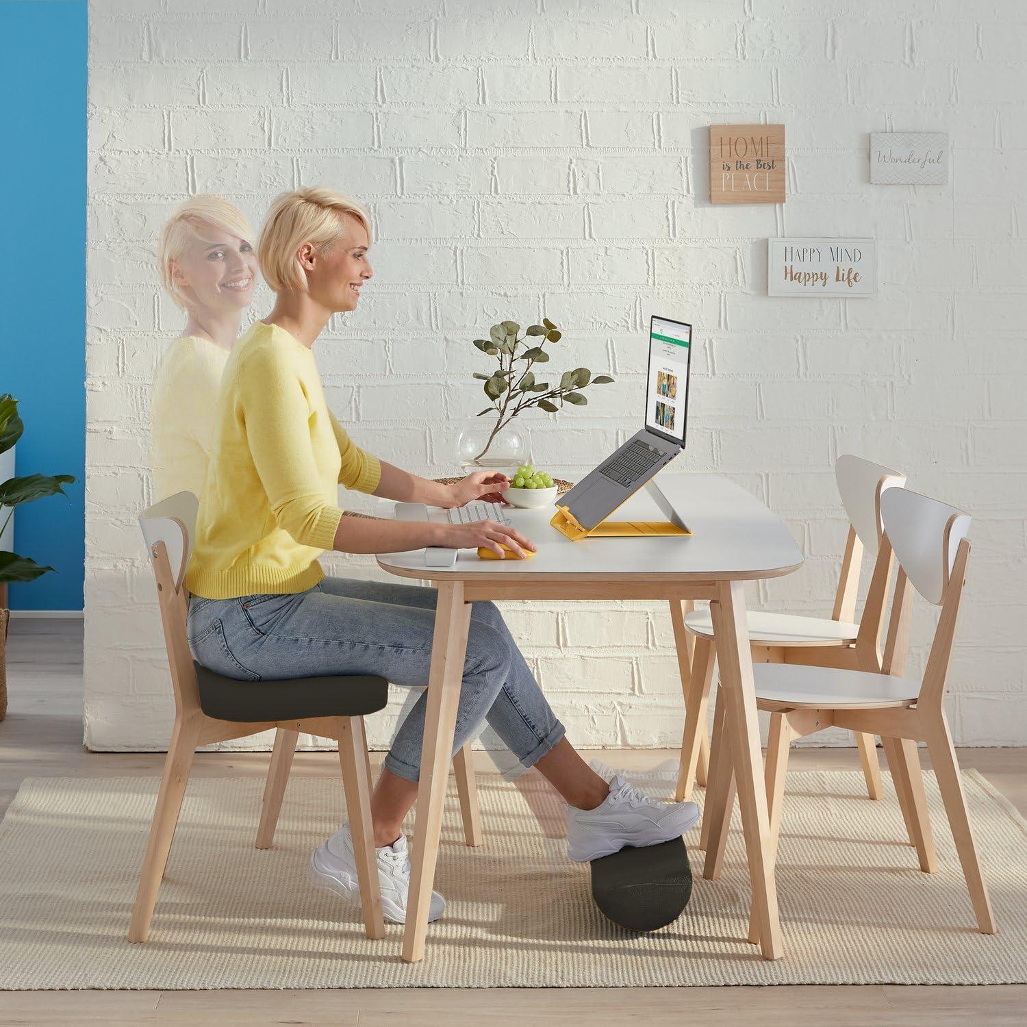 Reposapiés Ergonómico Leitz Ergo Gris 25.9x40.4x14.2 cm