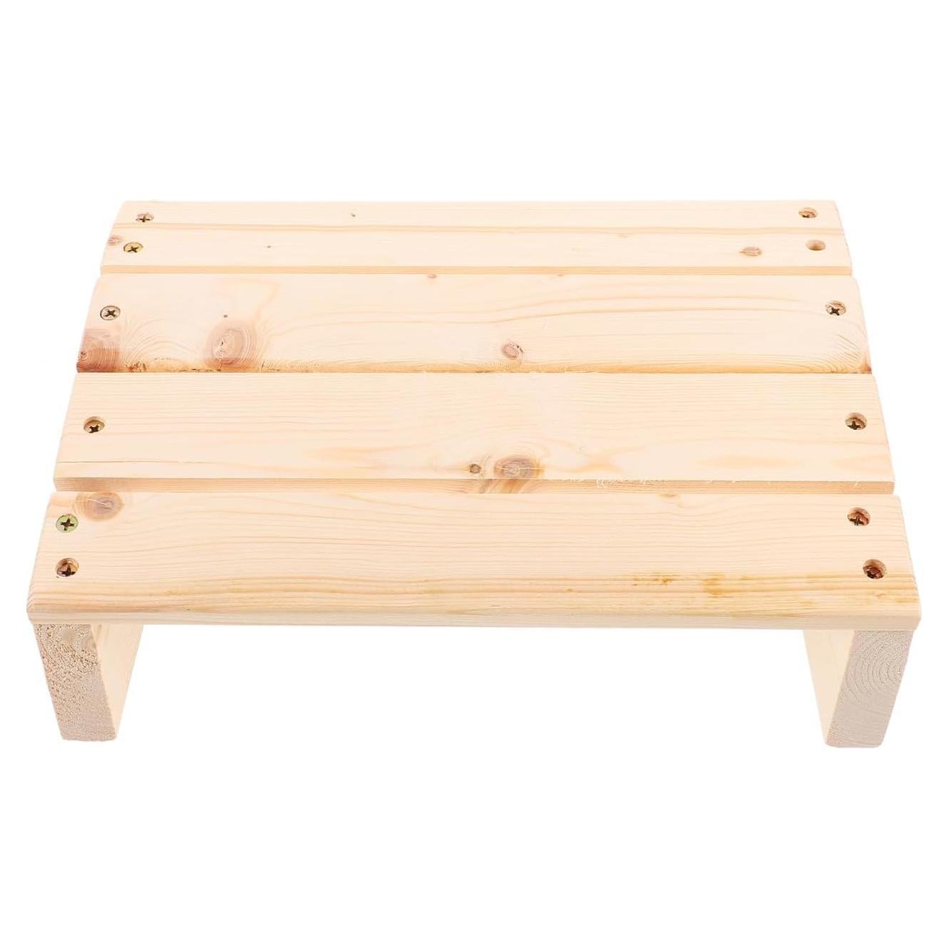 Taburete de Apoyo para Pies Angoily Madera 30x20 cm Ergonomico