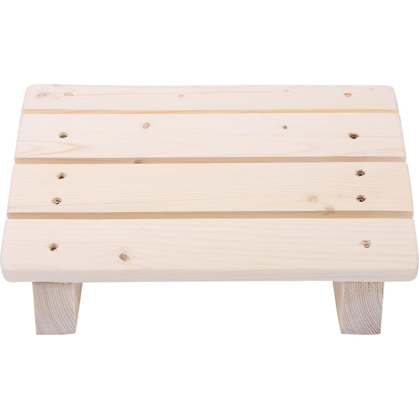 Taburete de Apoyo para Pies Angoily Madera 30x20 cm Ergonomico