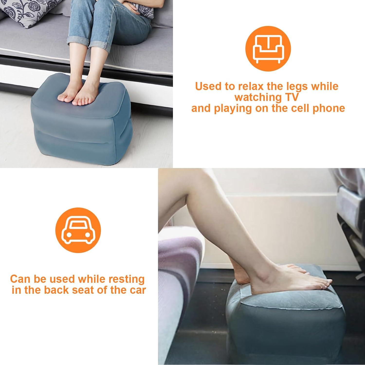 Descanso de pies inflable Miruchertter CQ-DZ-001 44.9x35.1 cm