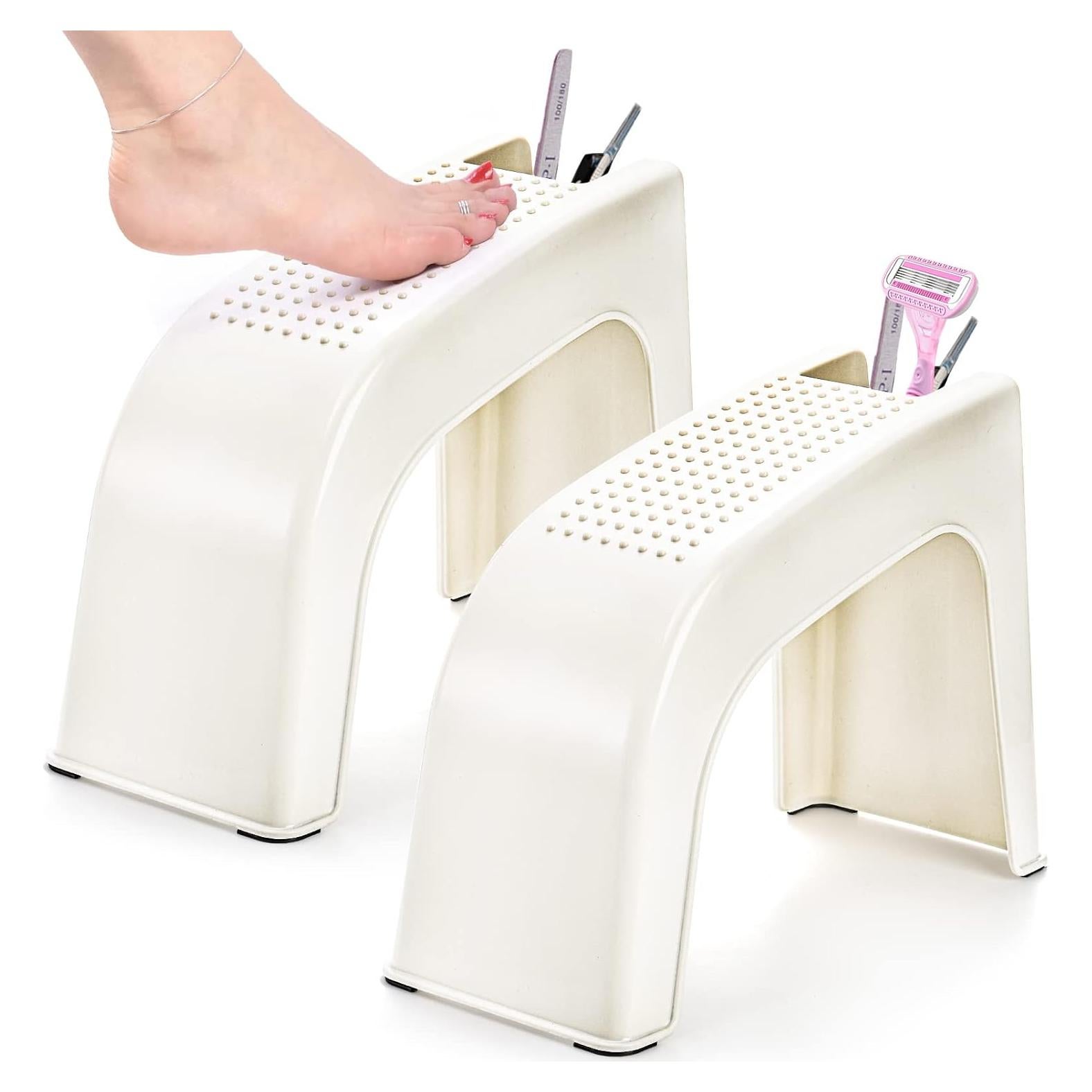 Reposapiés de Ducha Hedume 2 Pack Antideslizante 122 kg