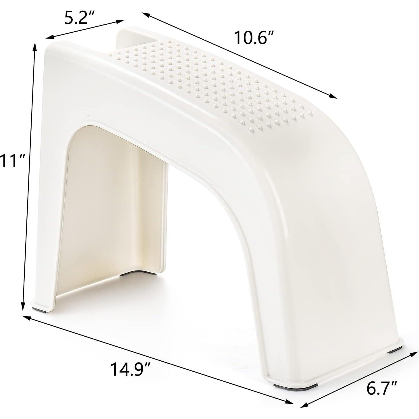 Reposapiés de Ducha Hedume 2 Pack Antideslizante 122 kg