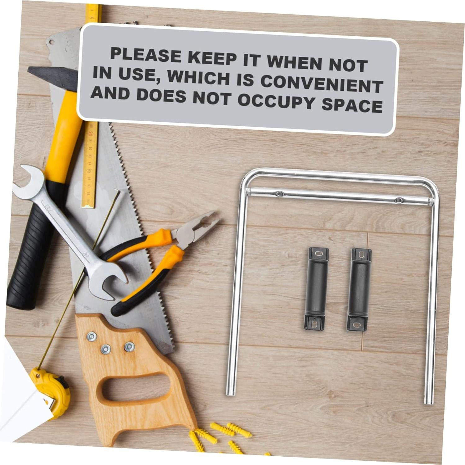 Reposapiés Ergonómico de Acero Inoxidable NUOBESTY 41x37cm