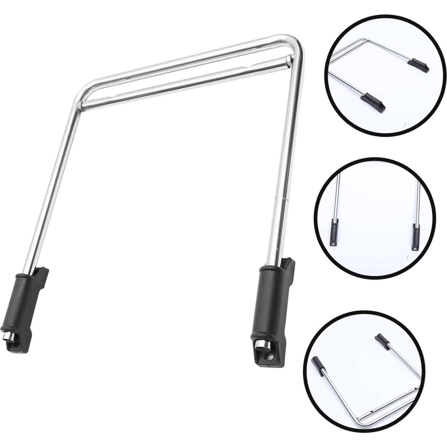 Reposapiés Ergonómico de Acero Inoxidable NUOBESTY 41x37cm