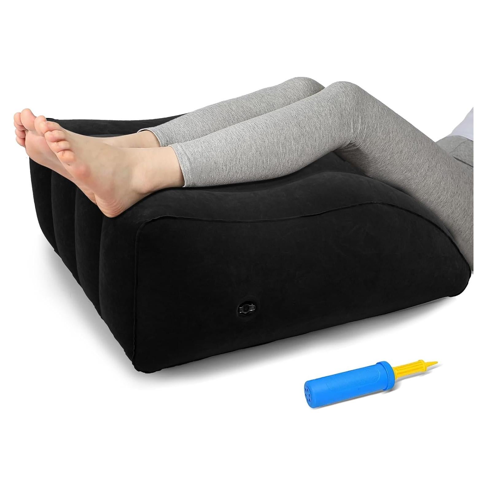 Cojín Inflable ZYODUOB en Cuña para Elevar Piernas - Negro
