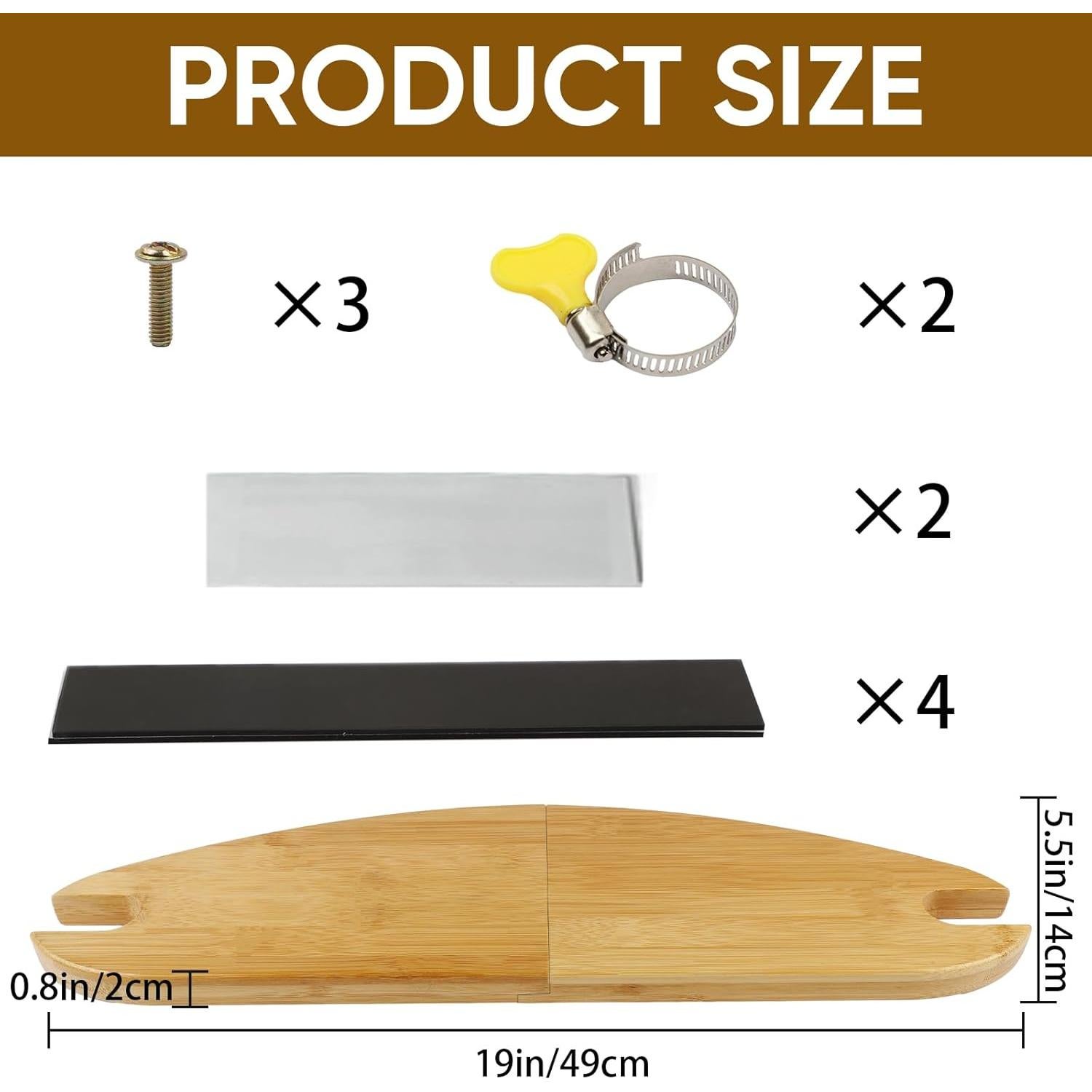 Reposapiés Ajustable Baby Bamboo para Silla Alta IKEA