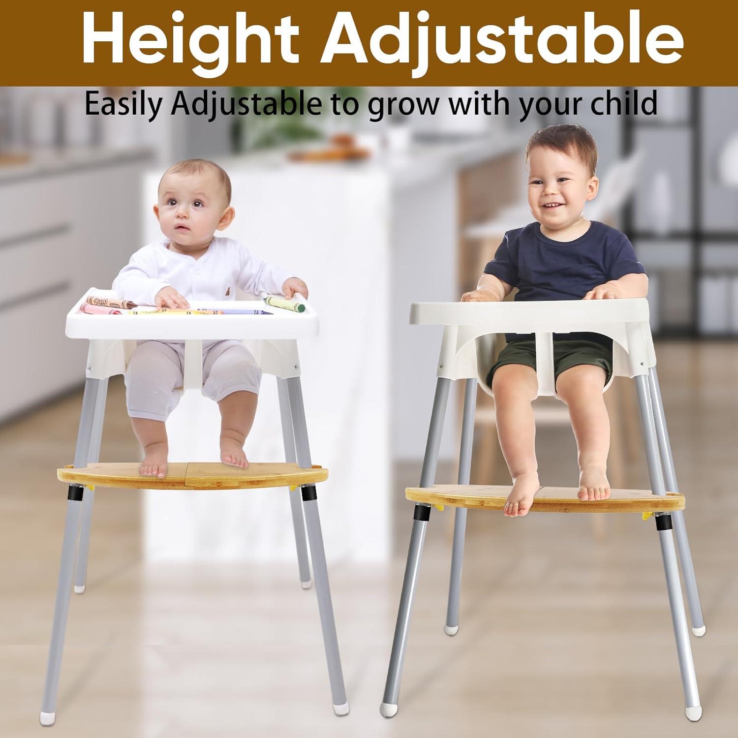 Reposapiés Ajustable Baby Bamboo para Silla Alta IKEA