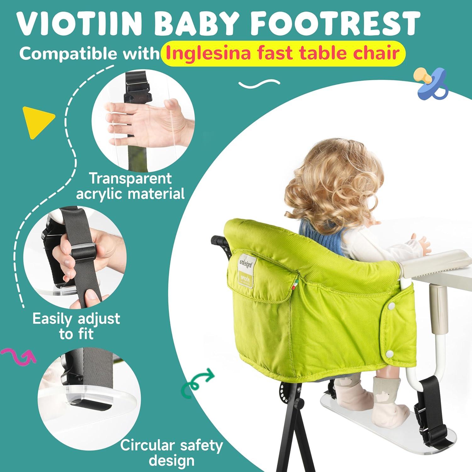 Reposapiés Ajustable Viotiin para Silla Inglesina Fast 40.96x16.99cm