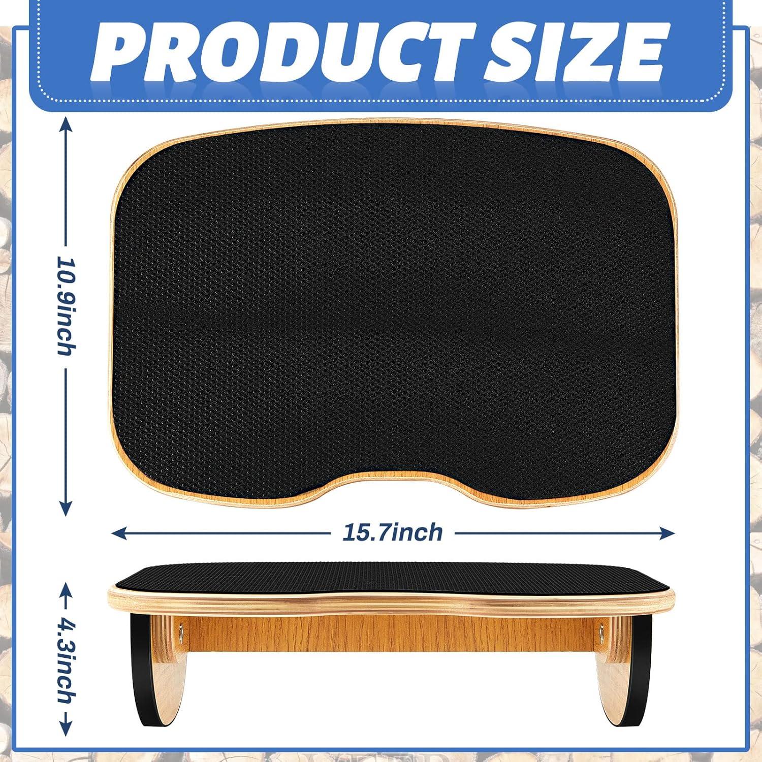 Reposapiés Ergonómico de Madera Taiyin 40x27.8x11 cm