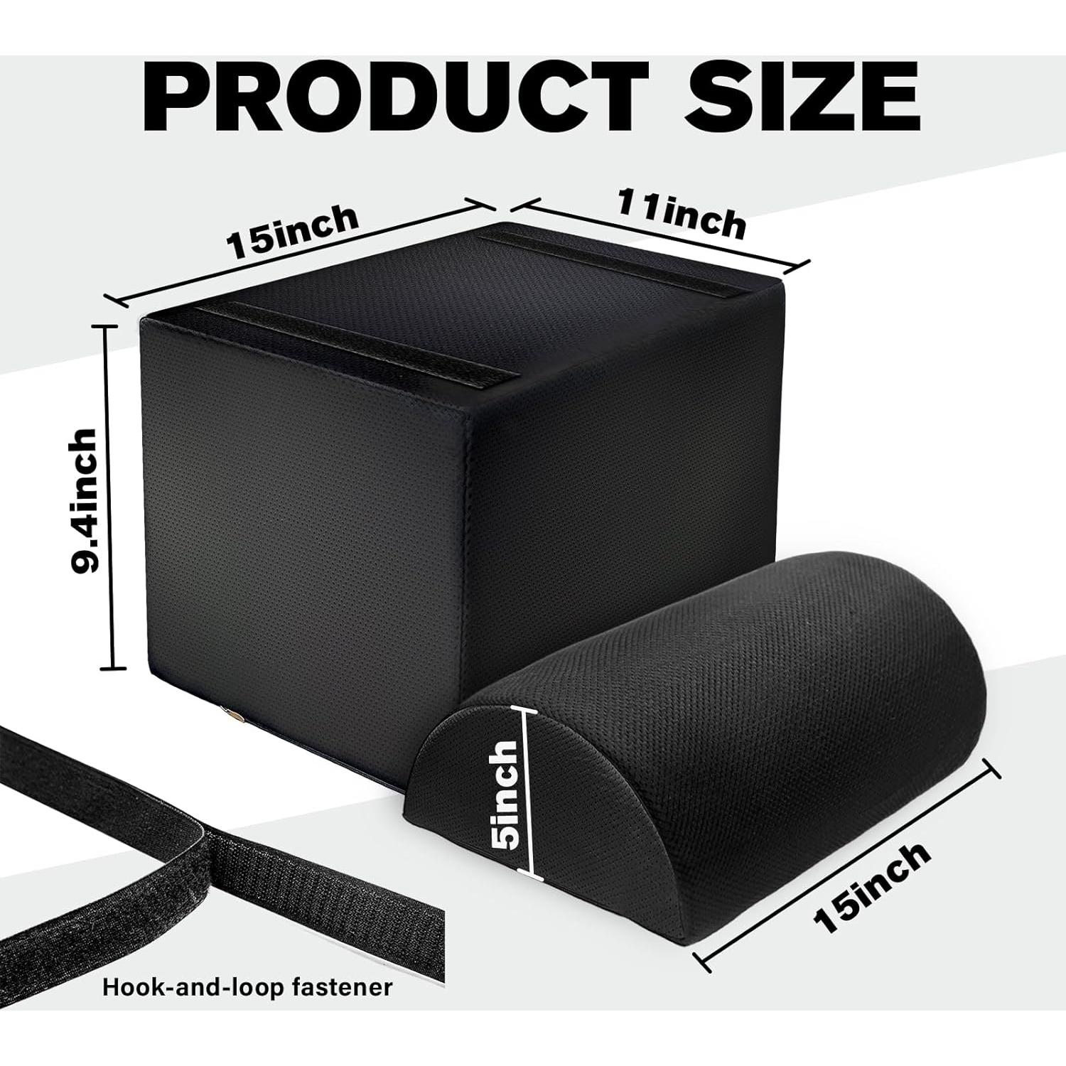 Reposapiés Ergonómico Ajustable Wibeelee para Oficina 38x28cm