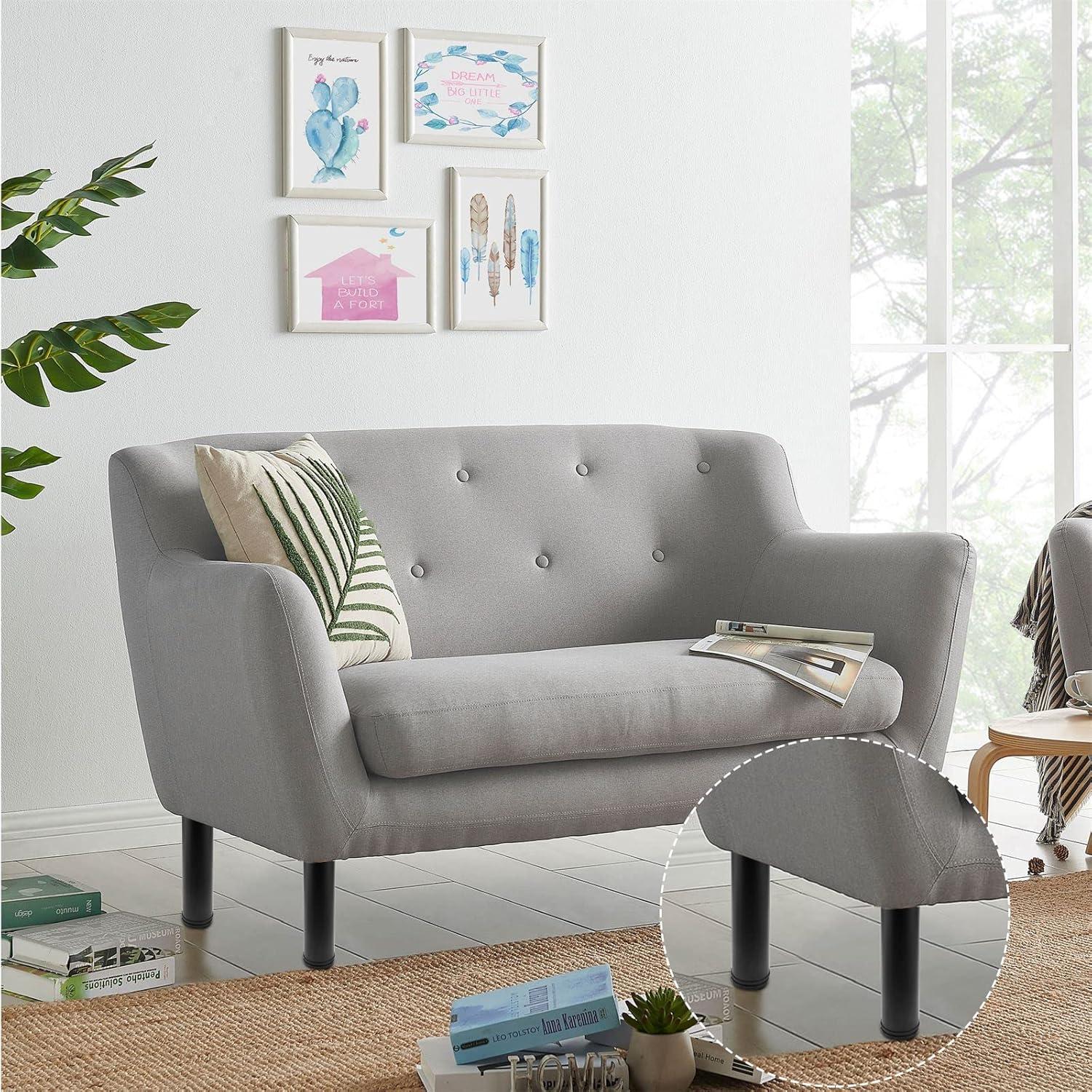 Juego de 4 patas ajustables Kyuionty 30.48 cm acero negro