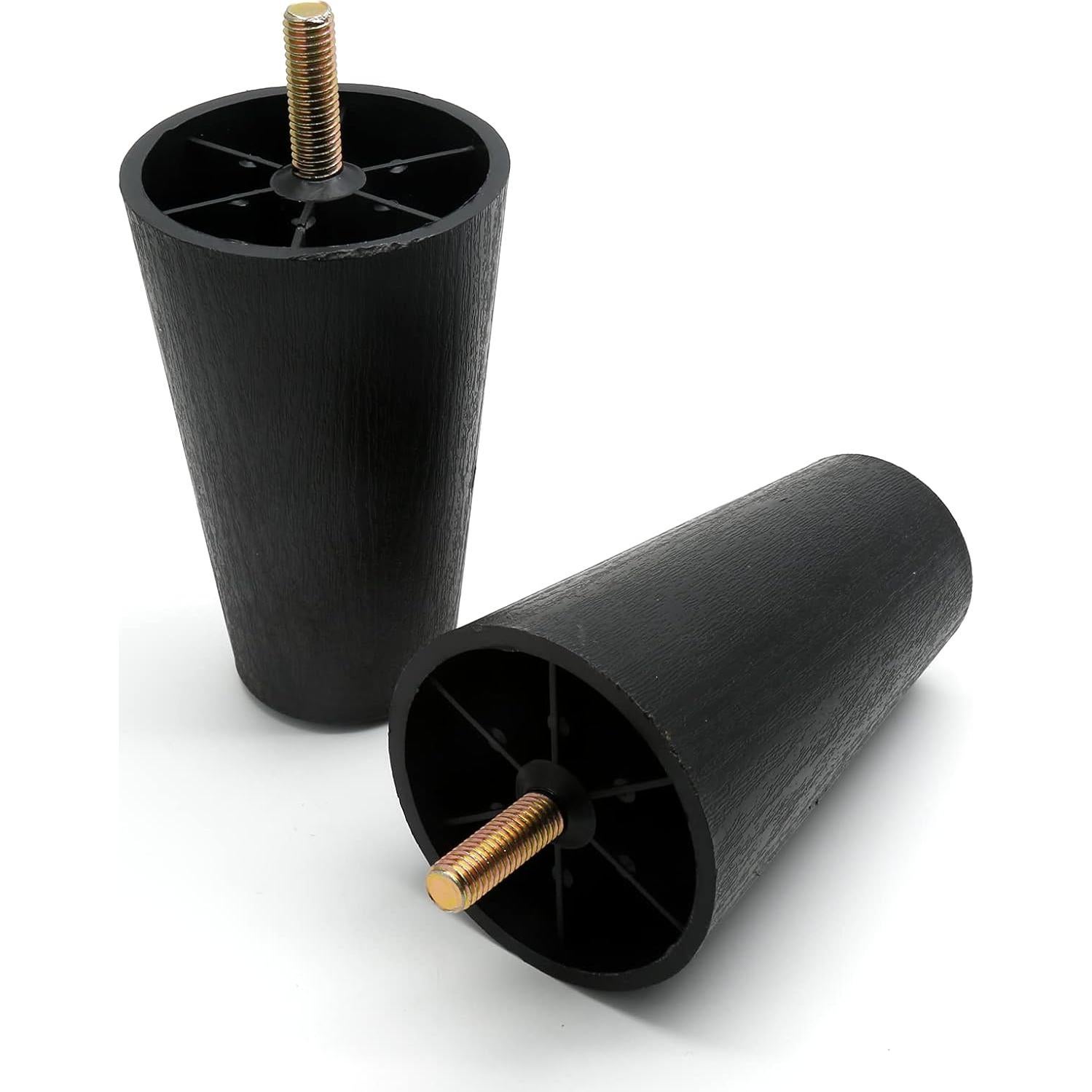 Patas de Sofá Murtenze 4 Pcs 100mm Plástico Redondeadas