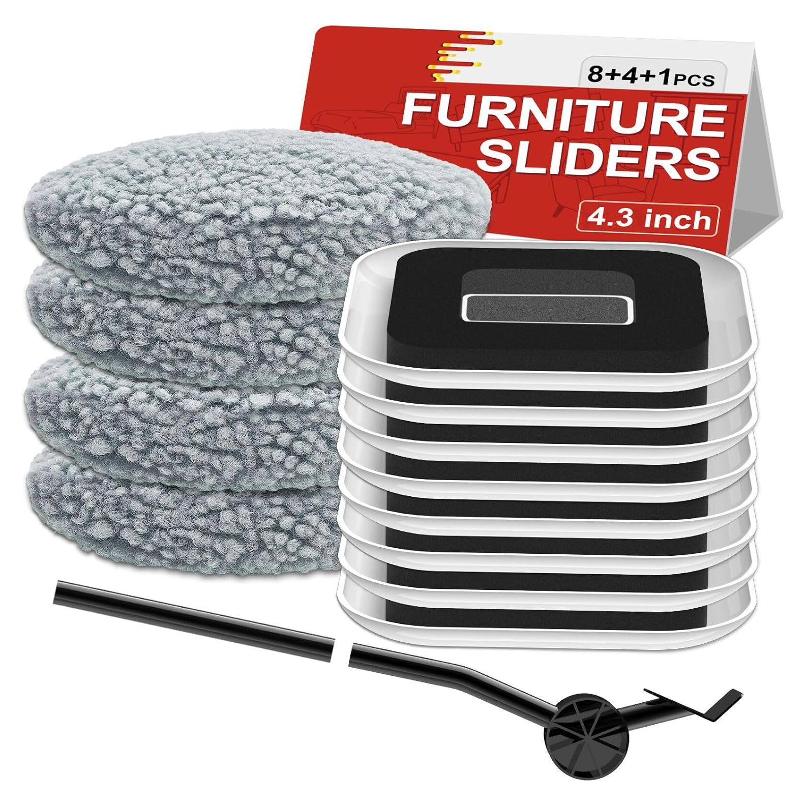 Deslizadores de Muebles KISSCORE 3-en-1 con Elevador y Calcetines