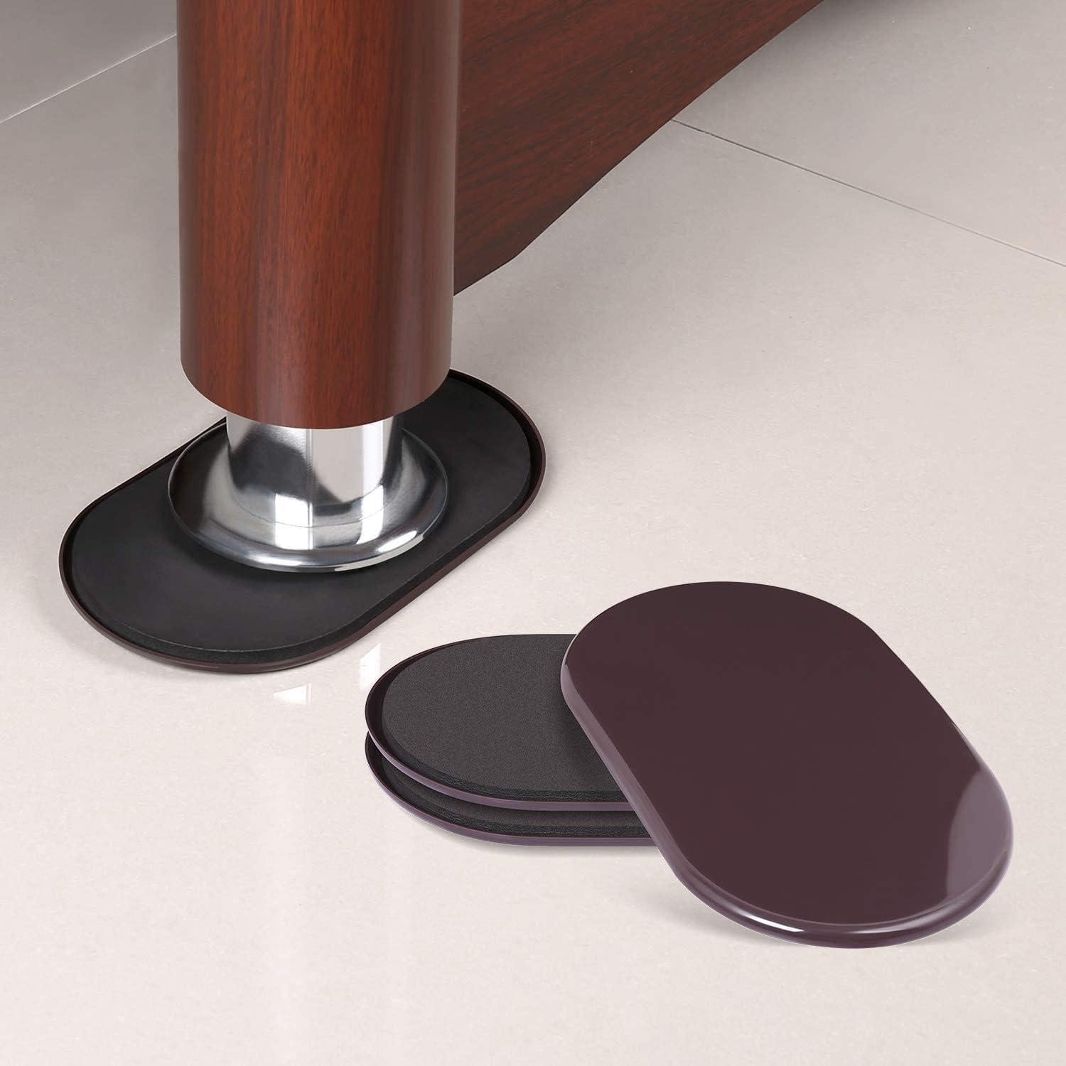 Deslizadores de Muebles Ezprotekt 8 Piezas 24.1x14.6cm Reutilizables