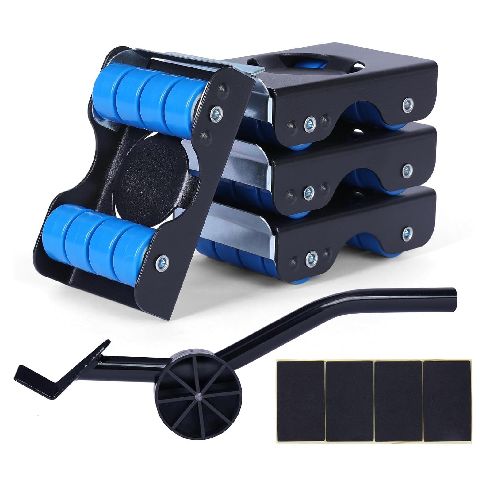 Deslizadores de Muebles DoReFaSol - 4 Carros con Ruedas 317.5kg