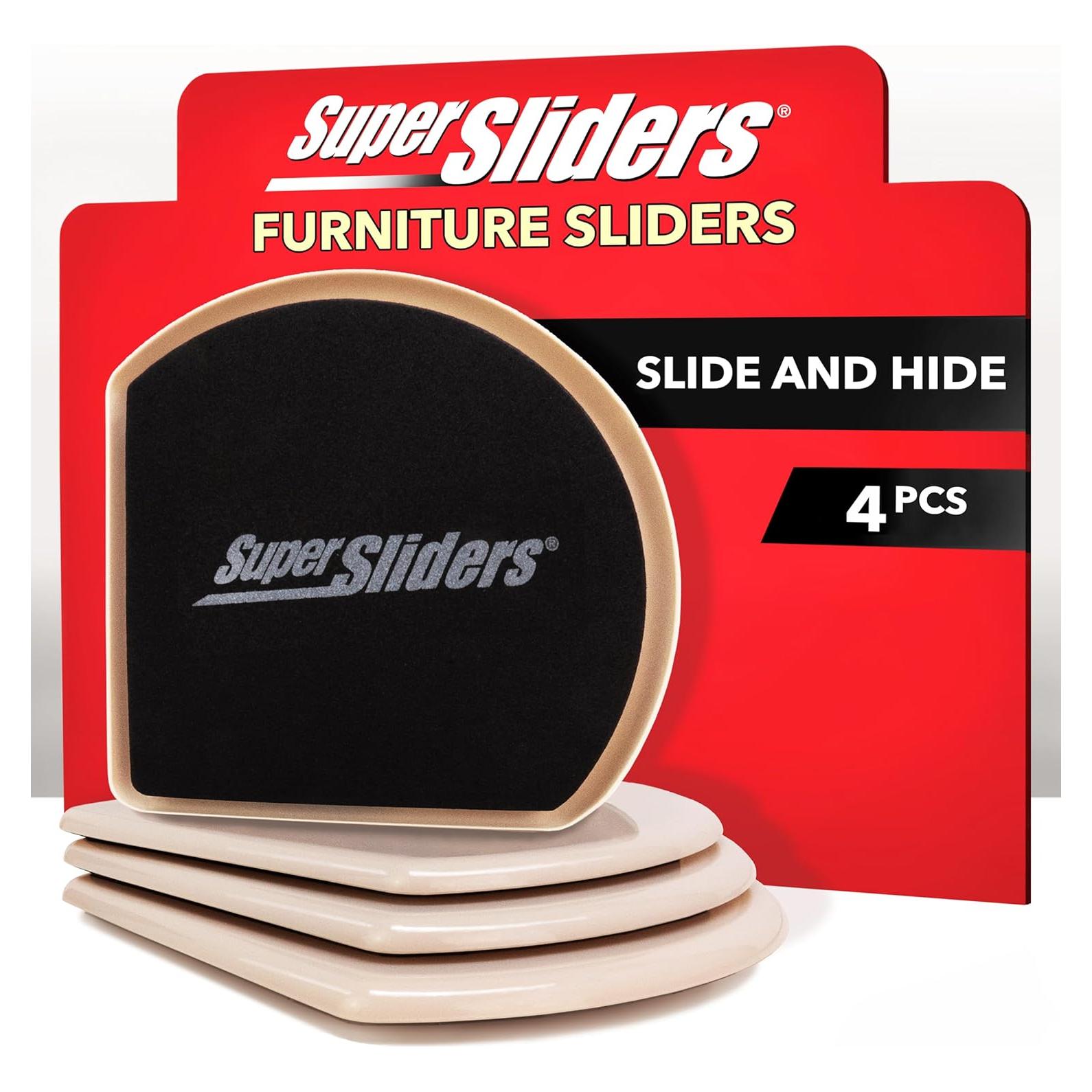 Deslizadores de Muebles Super Sliders 7" Beige - 4 Piezas