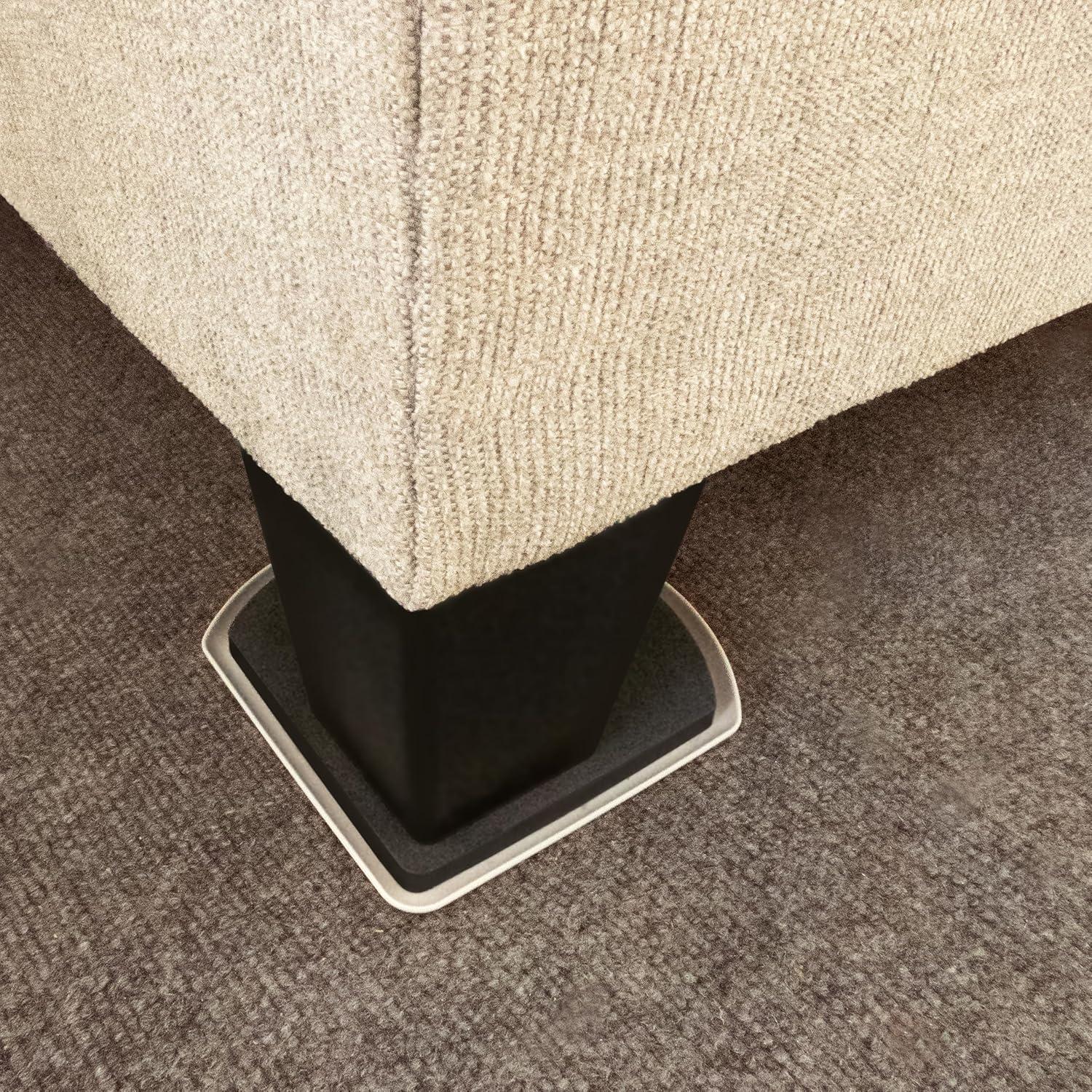 Deslizadores de Muebles Super Sliders 7" Beige - 4 Piezas