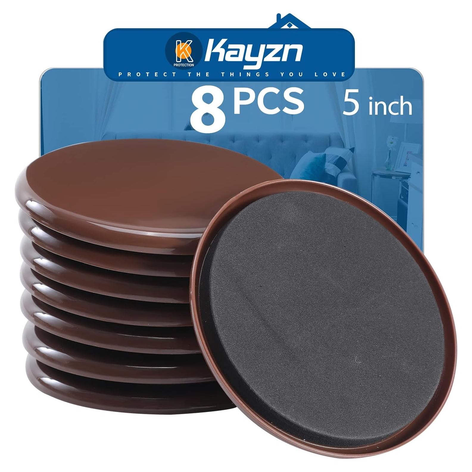 Deslizadores de Muebles Kayzn 8 PCS 12.7 cm para Alfombra