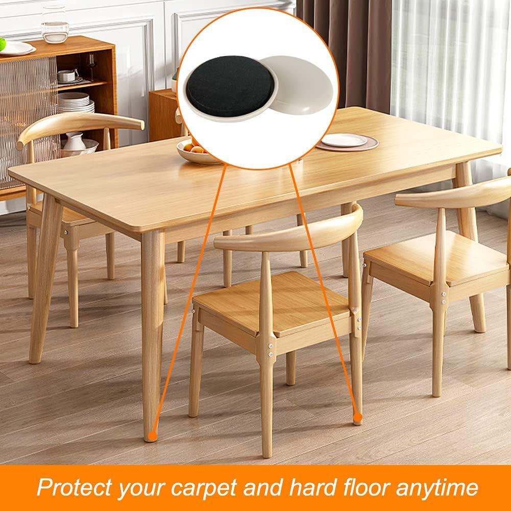 Deslizadores de Muebles Shintop 12 Piezas 5cm Beige Autoadhesivos