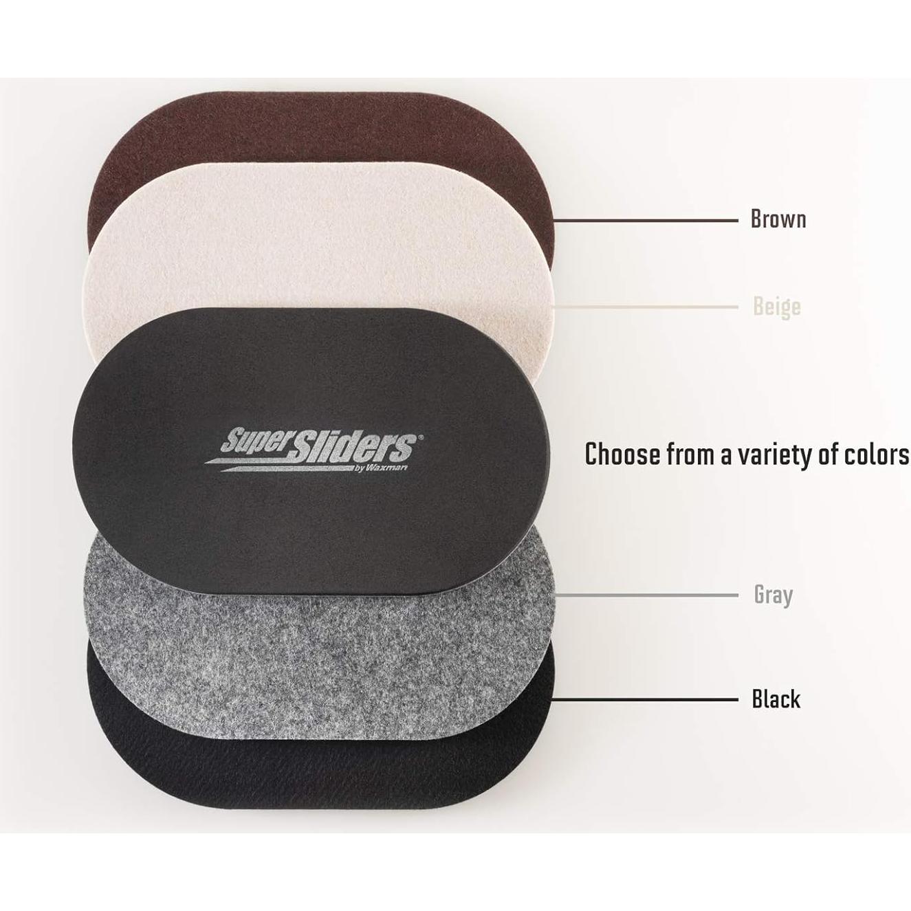 Deslizadores de Muebles Super Sliders 24.1x14.6 cm Fieltro