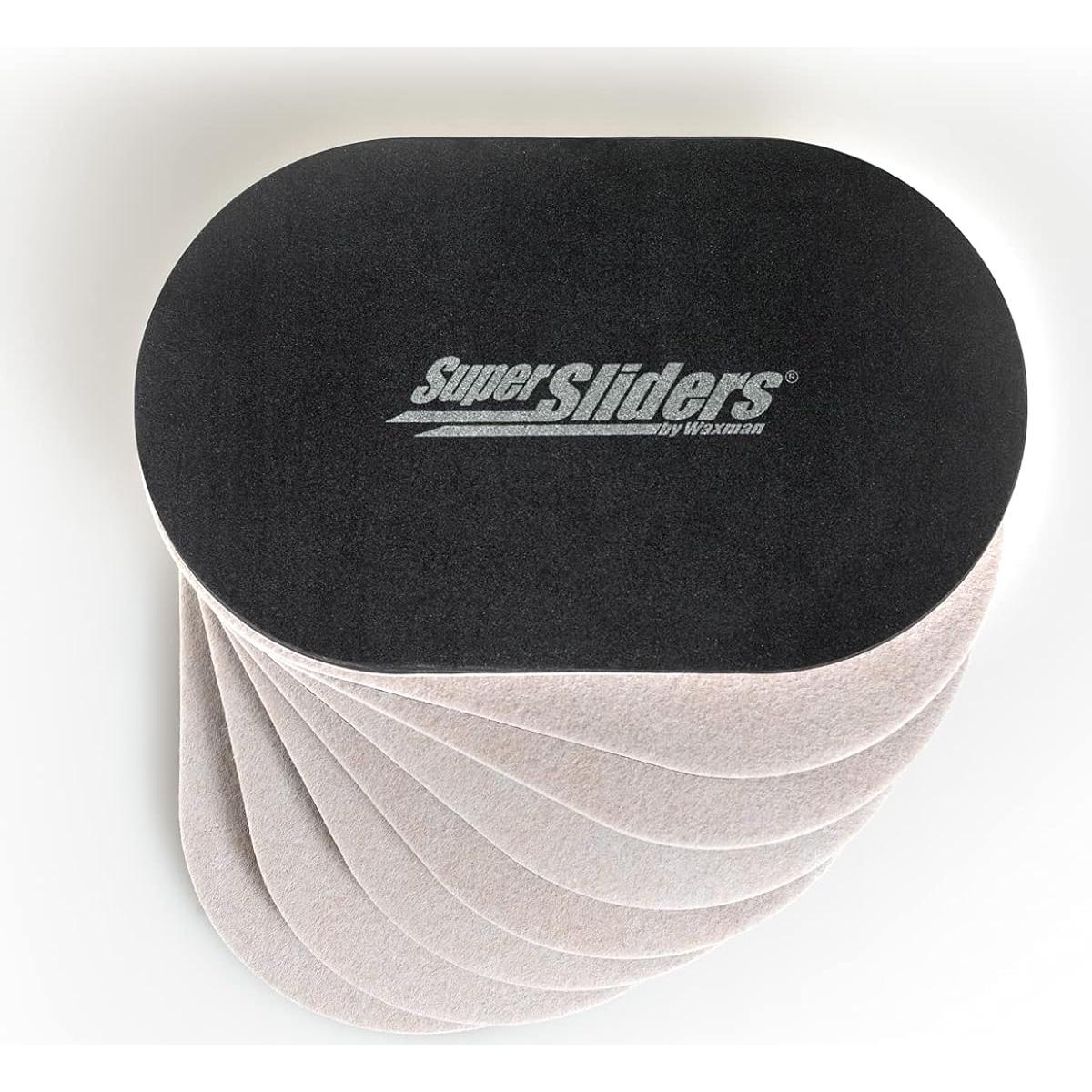 Deslizadores Reutilizables Waxman Ovalados 8.9x15.2 cm Beige (4 Pz)