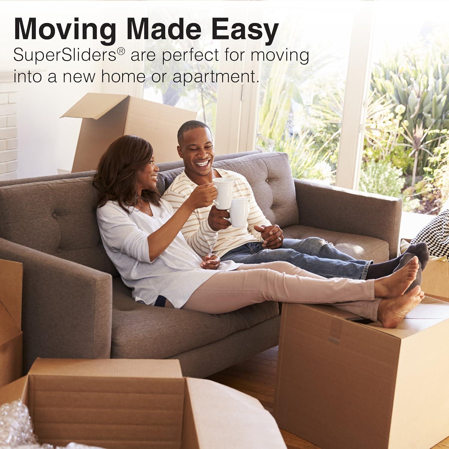 Deslizadores de Muebles SuperSliders 4 Piezas Fieltro 12.7 cm