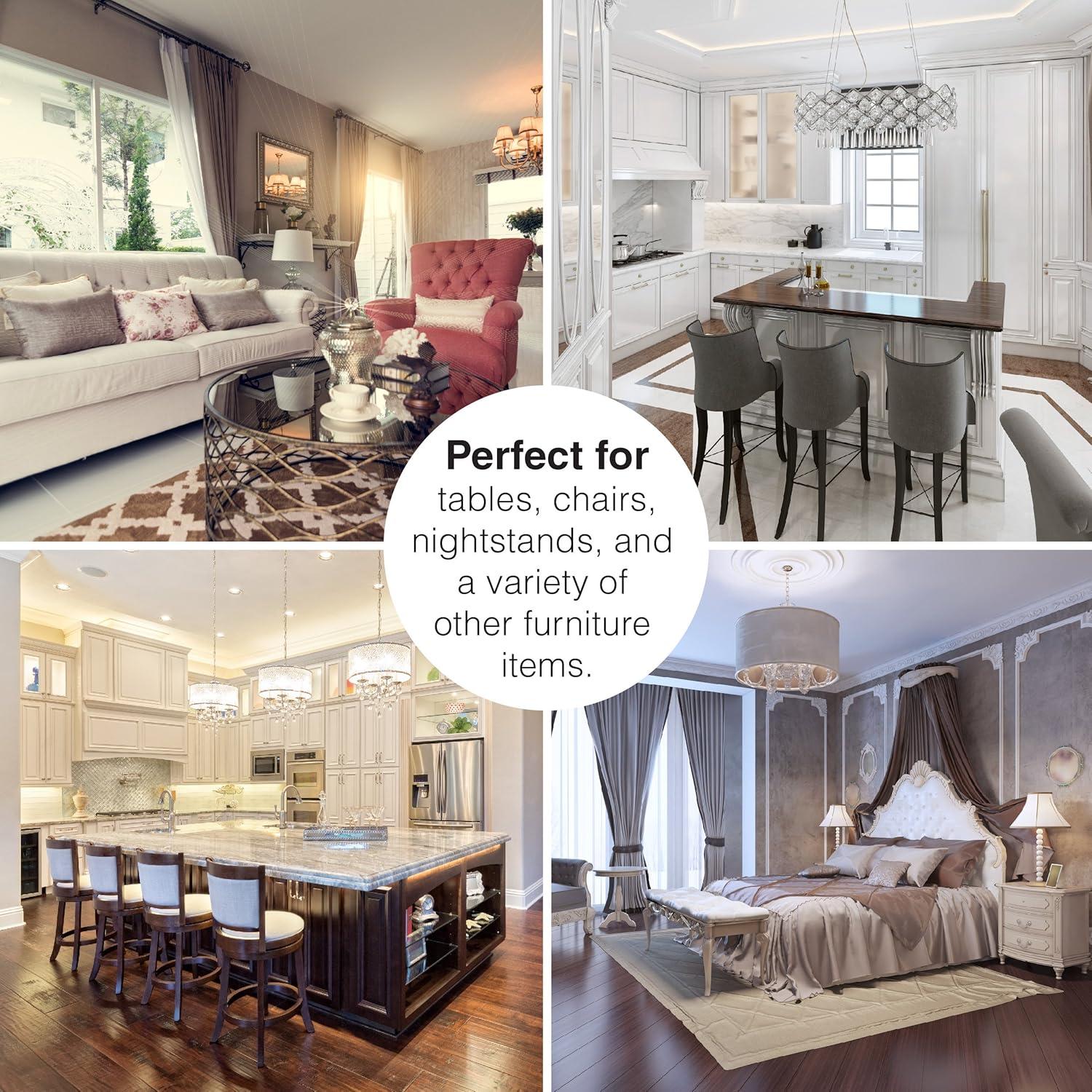 Deslizadores de Muebles SuperSliders 4 Piezas Fieltro 12.7 cm