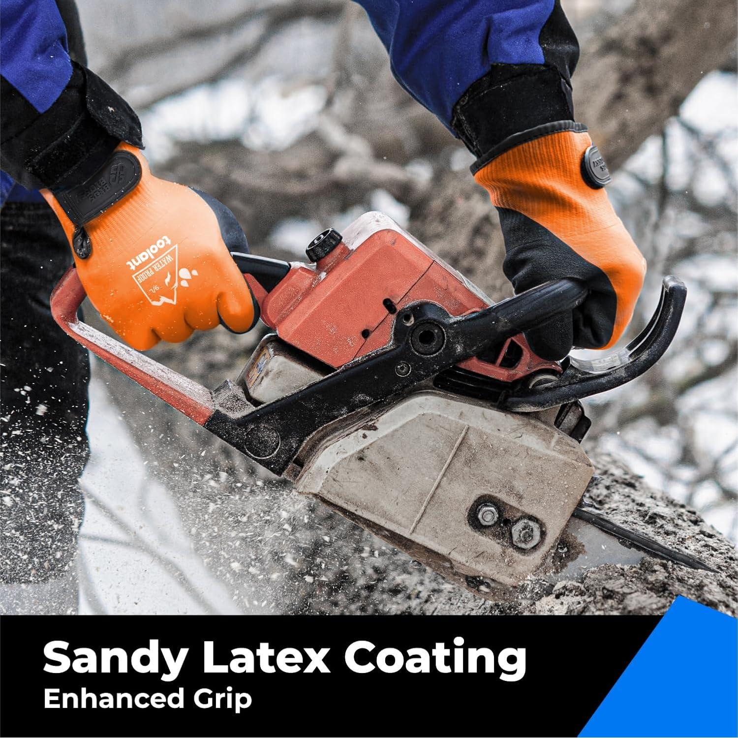 Guantes Impermeables Toolant para Trabajo Invierno Talla S