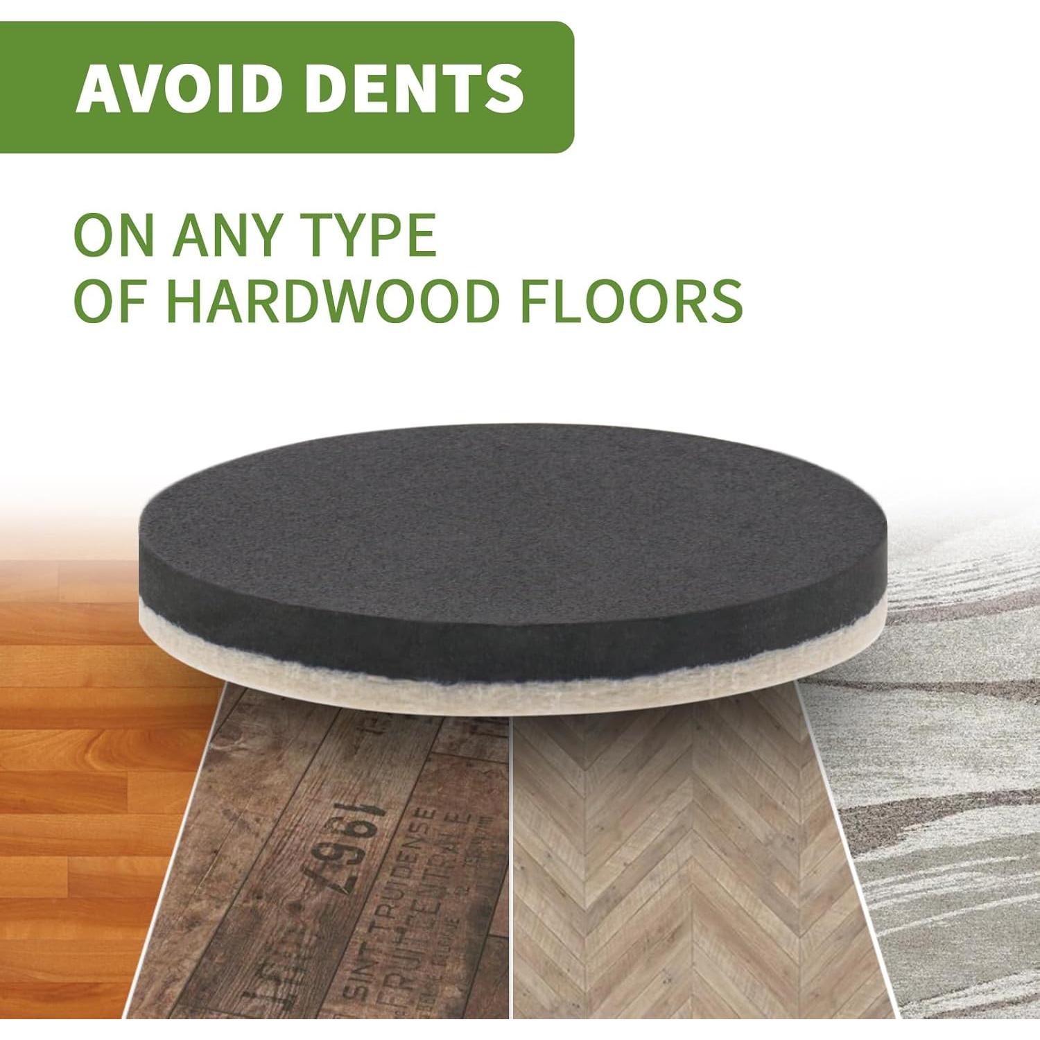 Deslizadores de Muebles de Fieltro COVERCORNER 8 PCS 8.89 cm