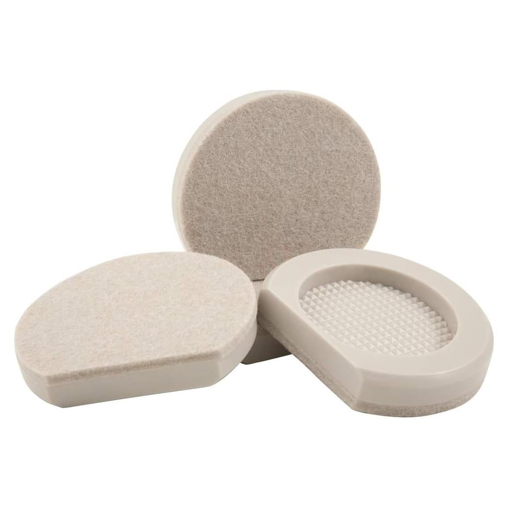 Deslizadores de Electrodomésticos Waxman 3" Fieltro Beige - 4 Pack