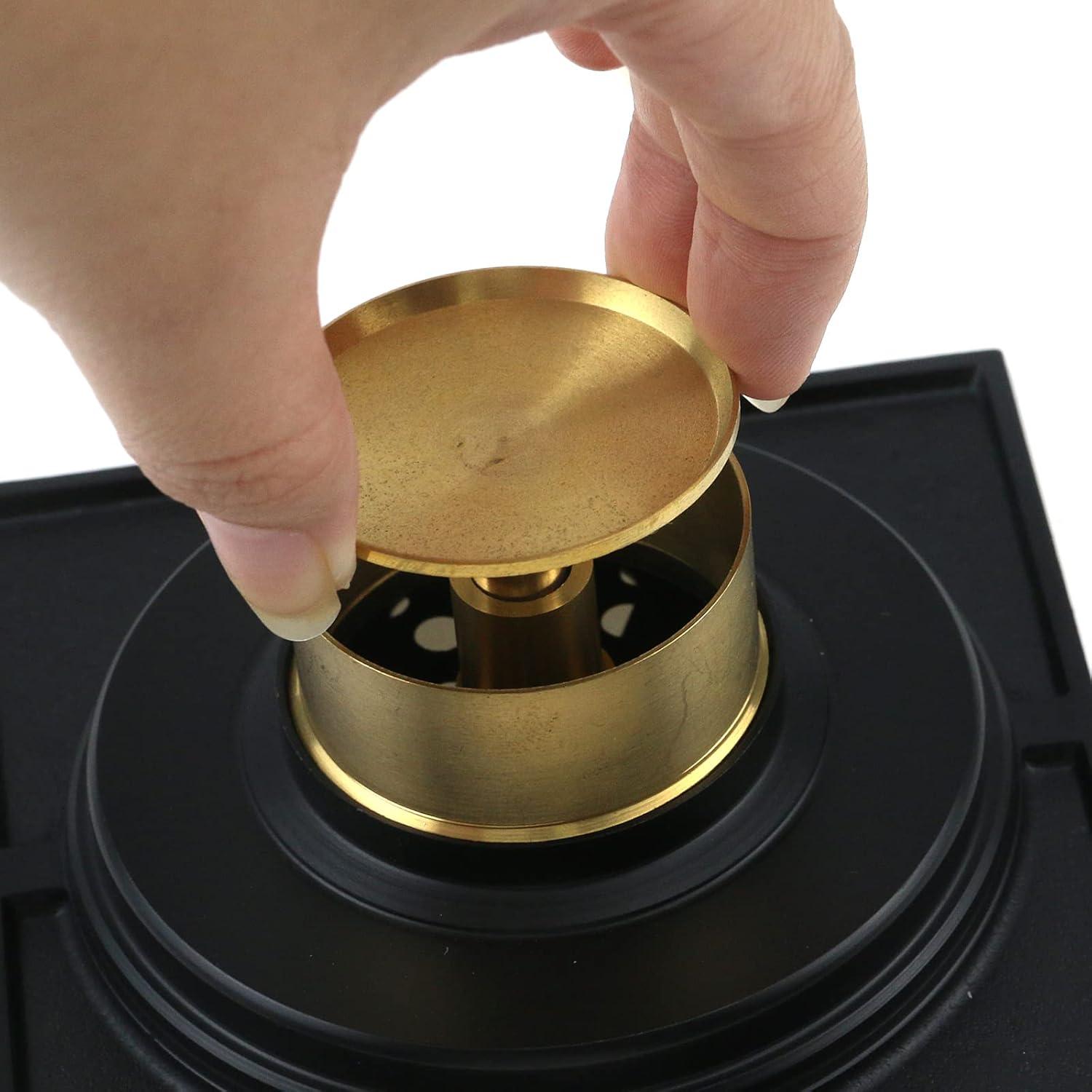 Desagüe de Piso Antrader Cuadrado 9.9 cm Antitaponamiento