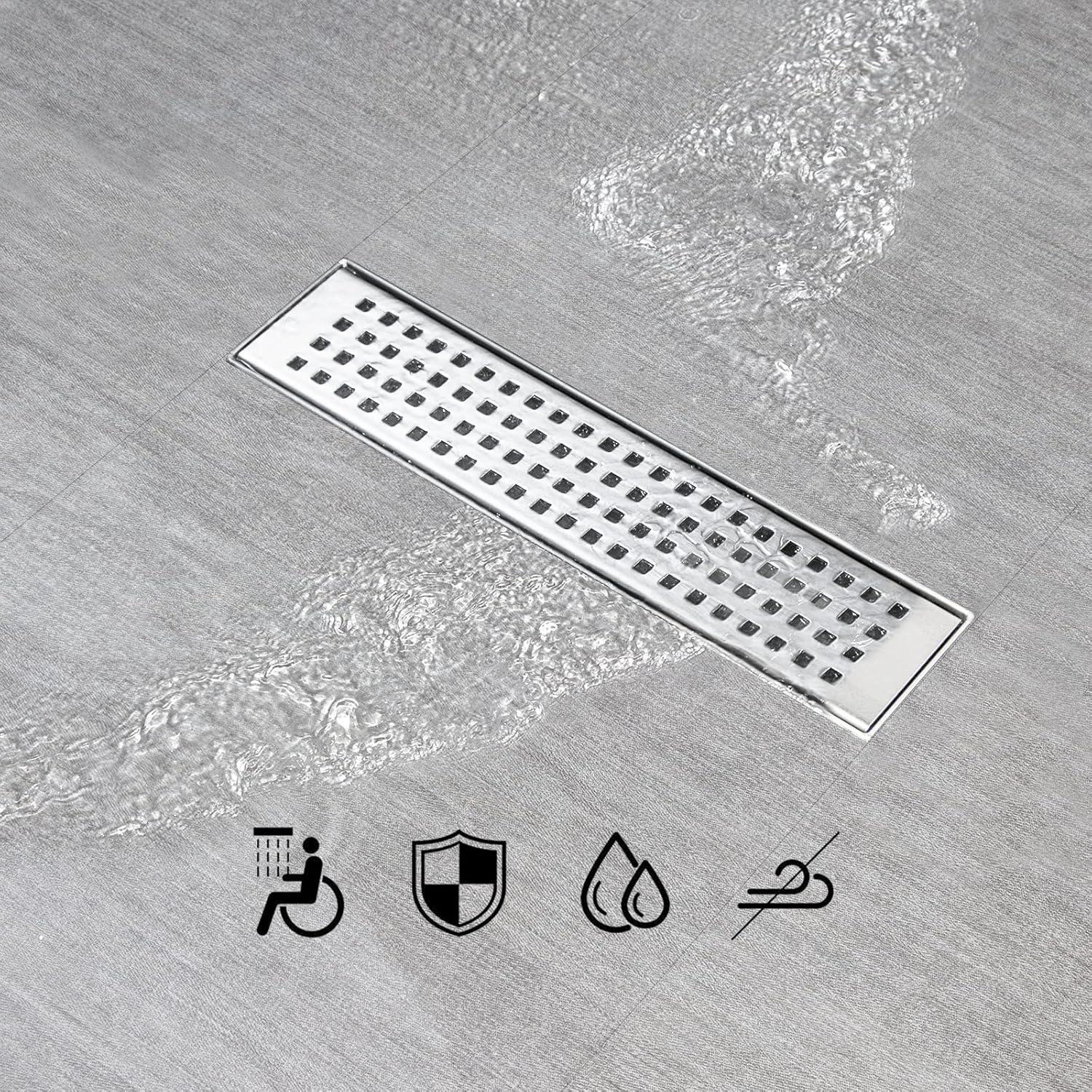 Desagüe Lineal de Ducha SaniteModar 30.48 cm Acero Inoxidable