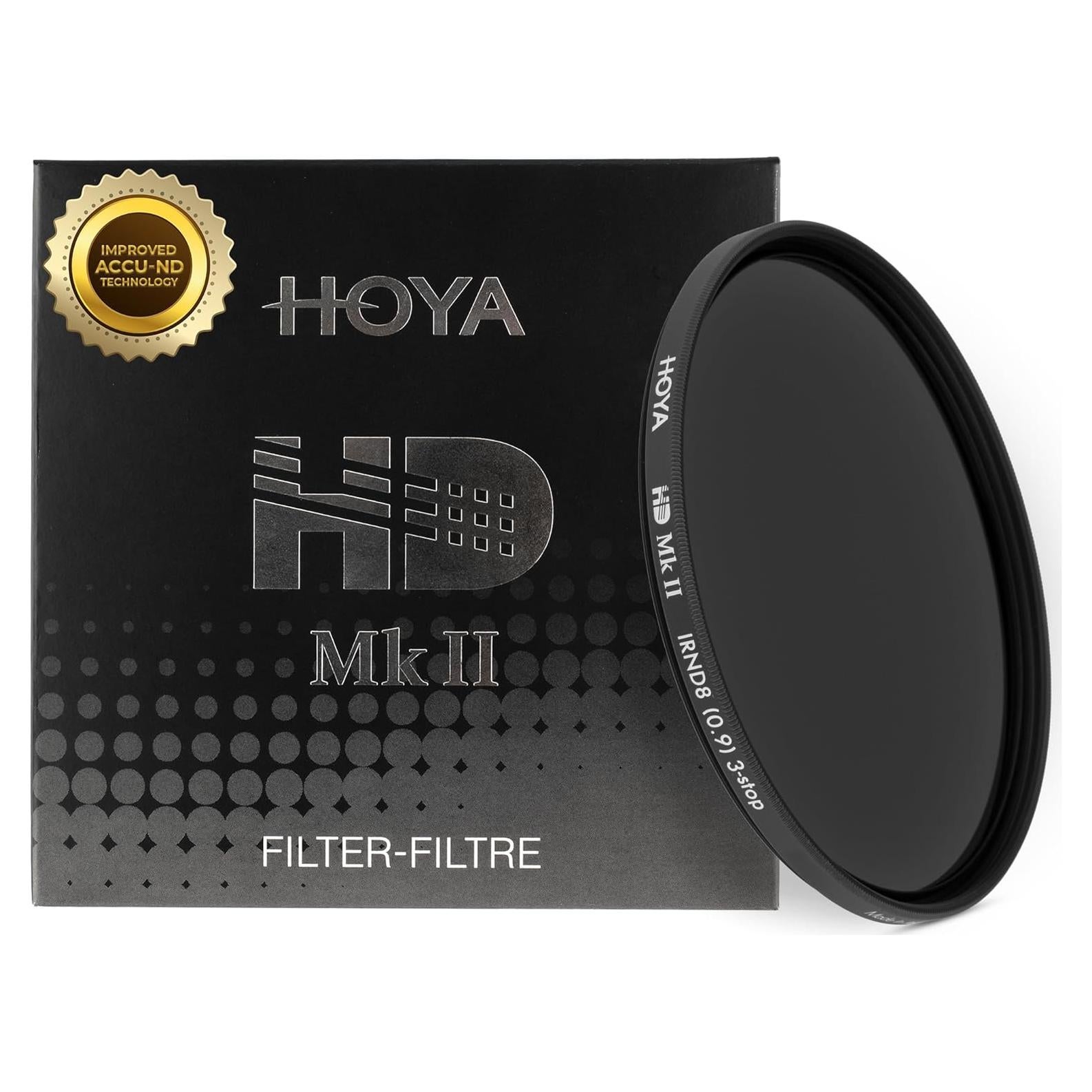 Filtro ND Hoya 49mm HD Mk II IRND8 - Densidad Neutra 3 Paradas