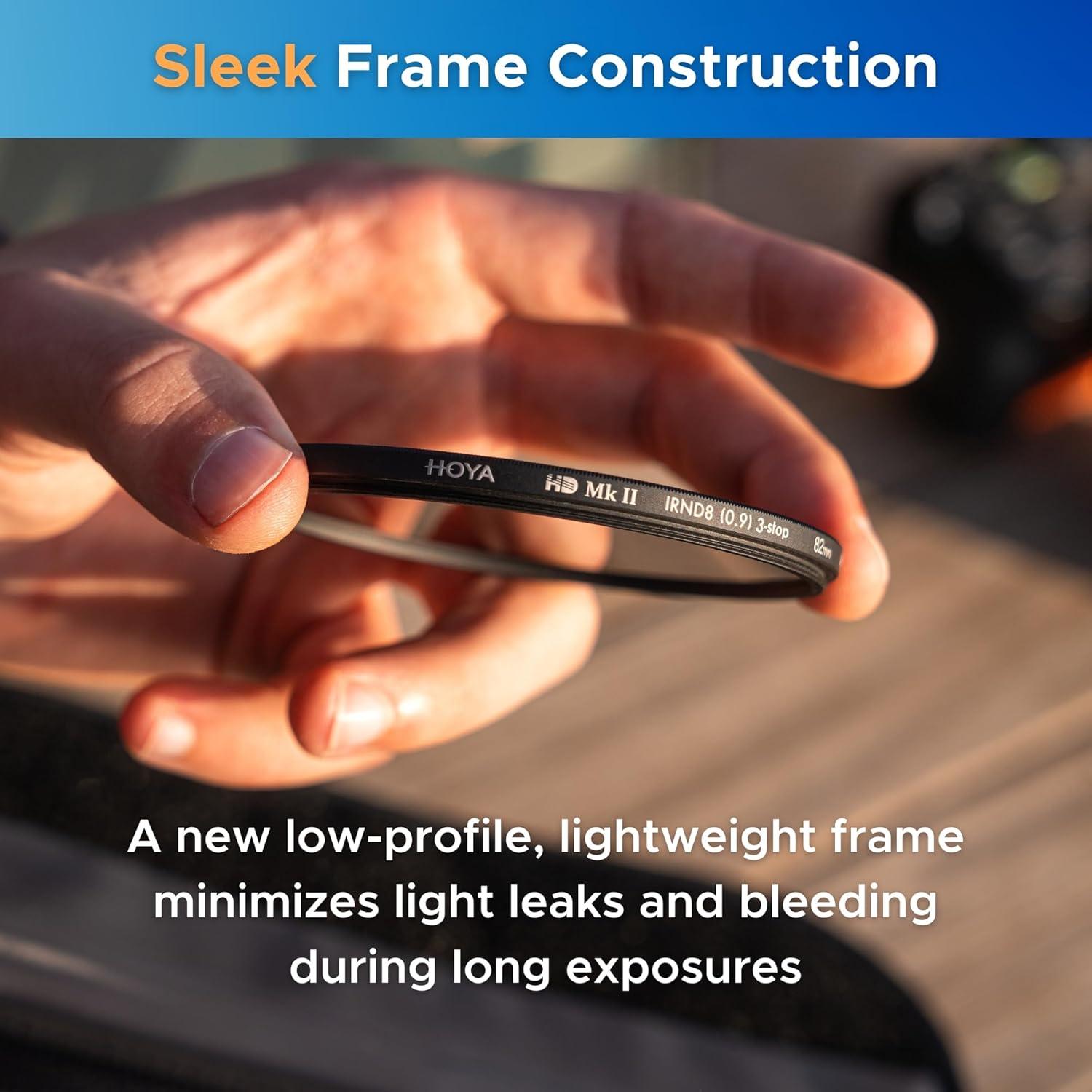 Filtro ND Hoya 49mm HD Mk II IRND8 - Densidad Neutra 3 Paradas