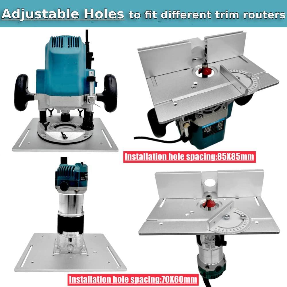 Placa de Inserción de Aluminio Eyes.sys 24x20cm para Router