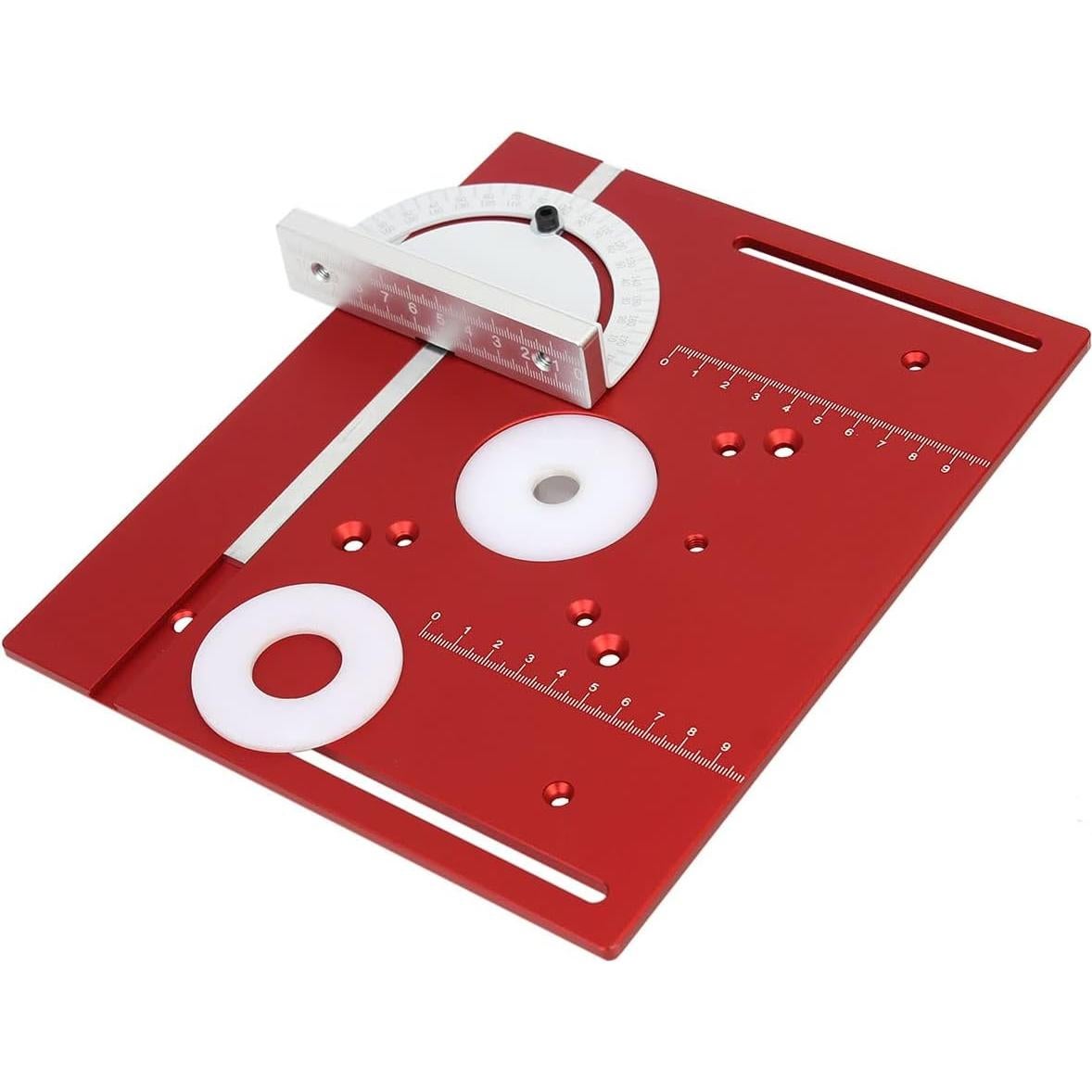 Placa de Inserción para Mesa de Router KETIPED 240x200mm Roja