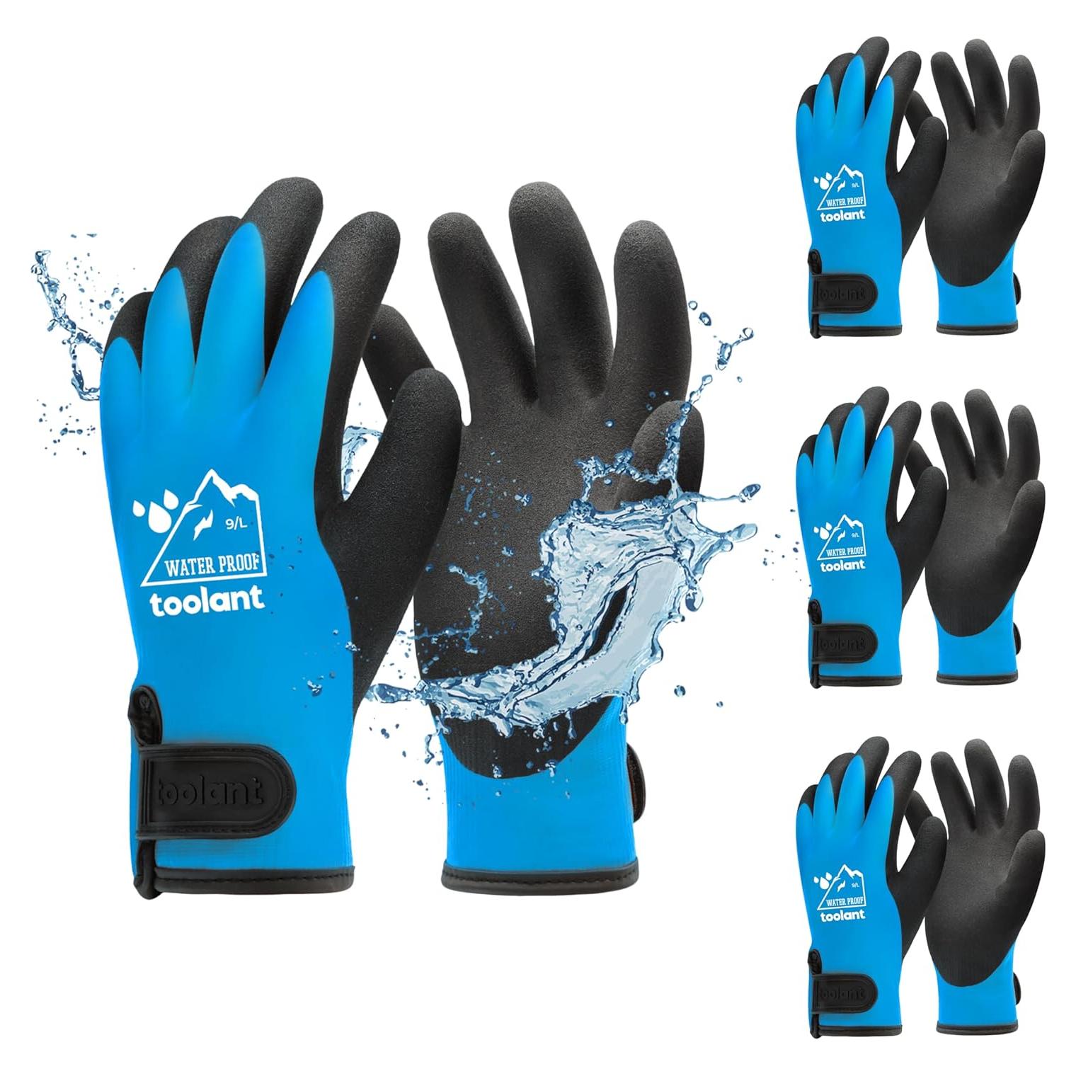 Guantes impermeables Toolant 3 pares invierno táctiles