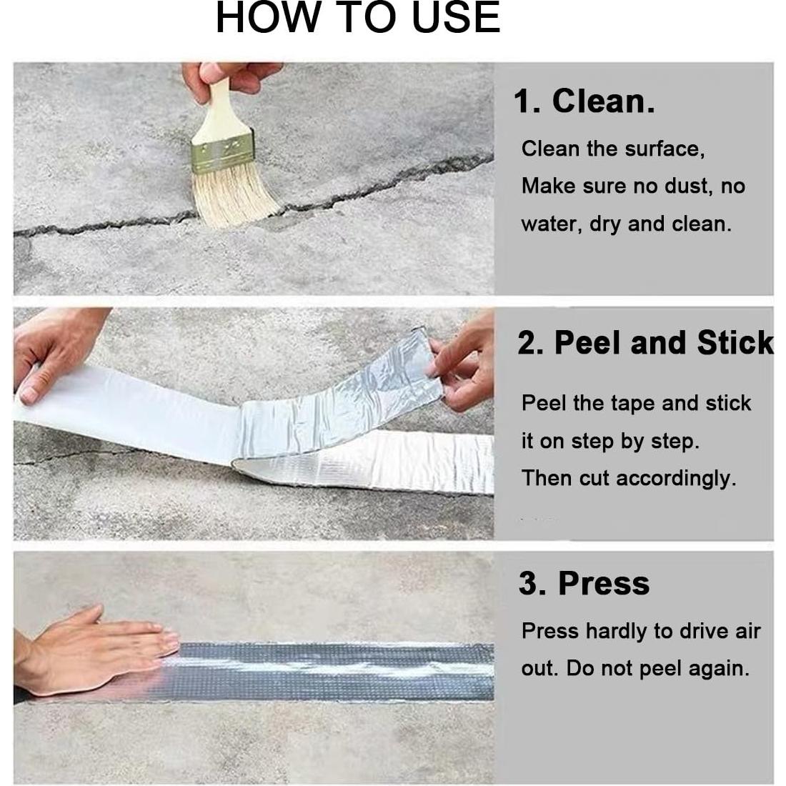 Cinta Butílica Impermeable YXS 5cm x 5m para Reparaciones