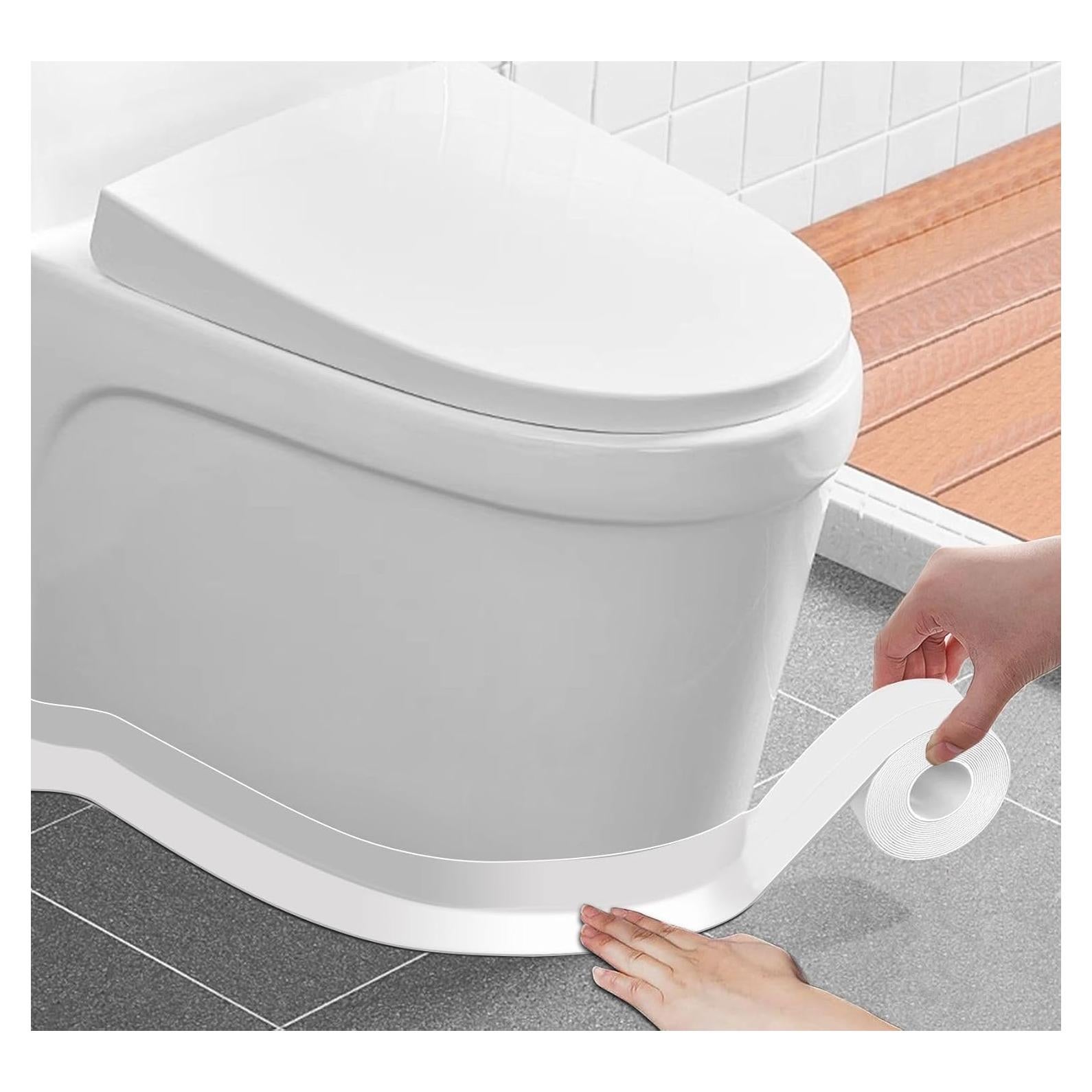 Cinta de Sellado Autoadhesiva ABSOFINE Blanca 5m para Baño