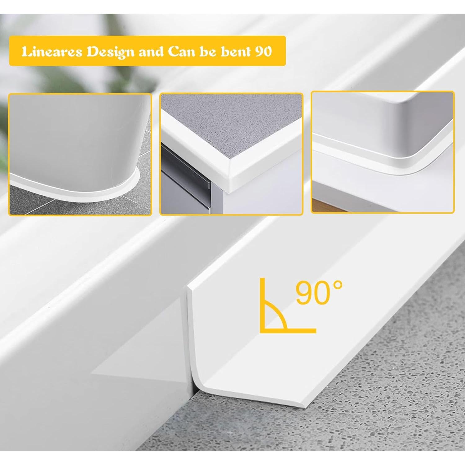 Cinta de Sellado Autoadhesiva ABSOFINE Blanca 5m para Baño