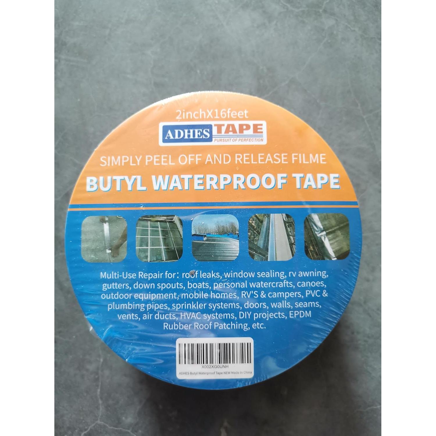 Cinta Butílica Impermeable ADHES 5cm x 5m para Reparaciones